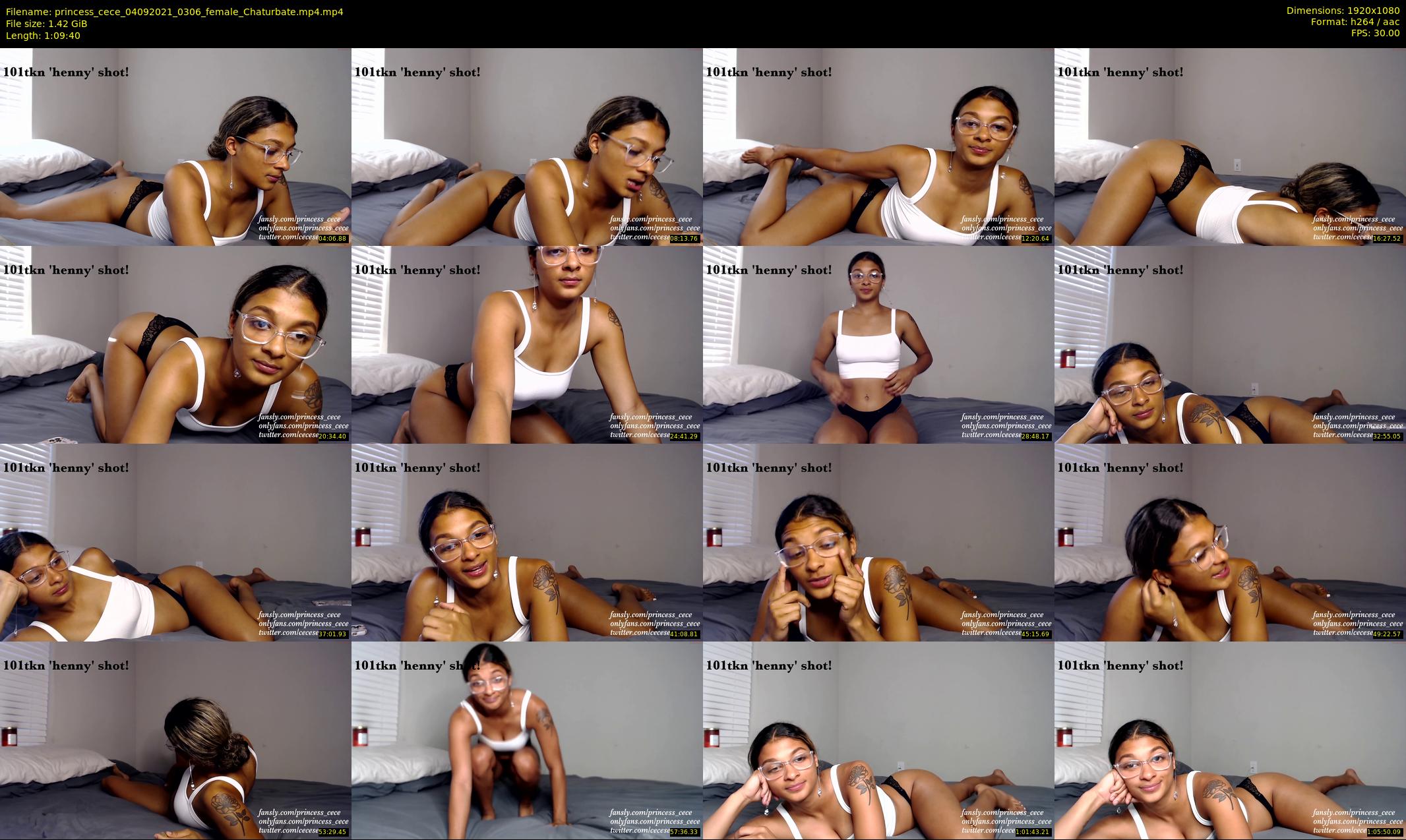 princess_cece — 70 minute Chaturbate female cam show recording, 1080p, Sep 4, 2021