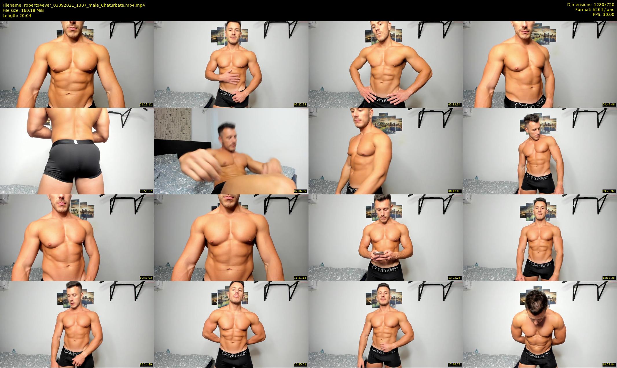 roberto4ever — 21 minute Chaturbate male cam show recording, 720p, Sep 3, 2021