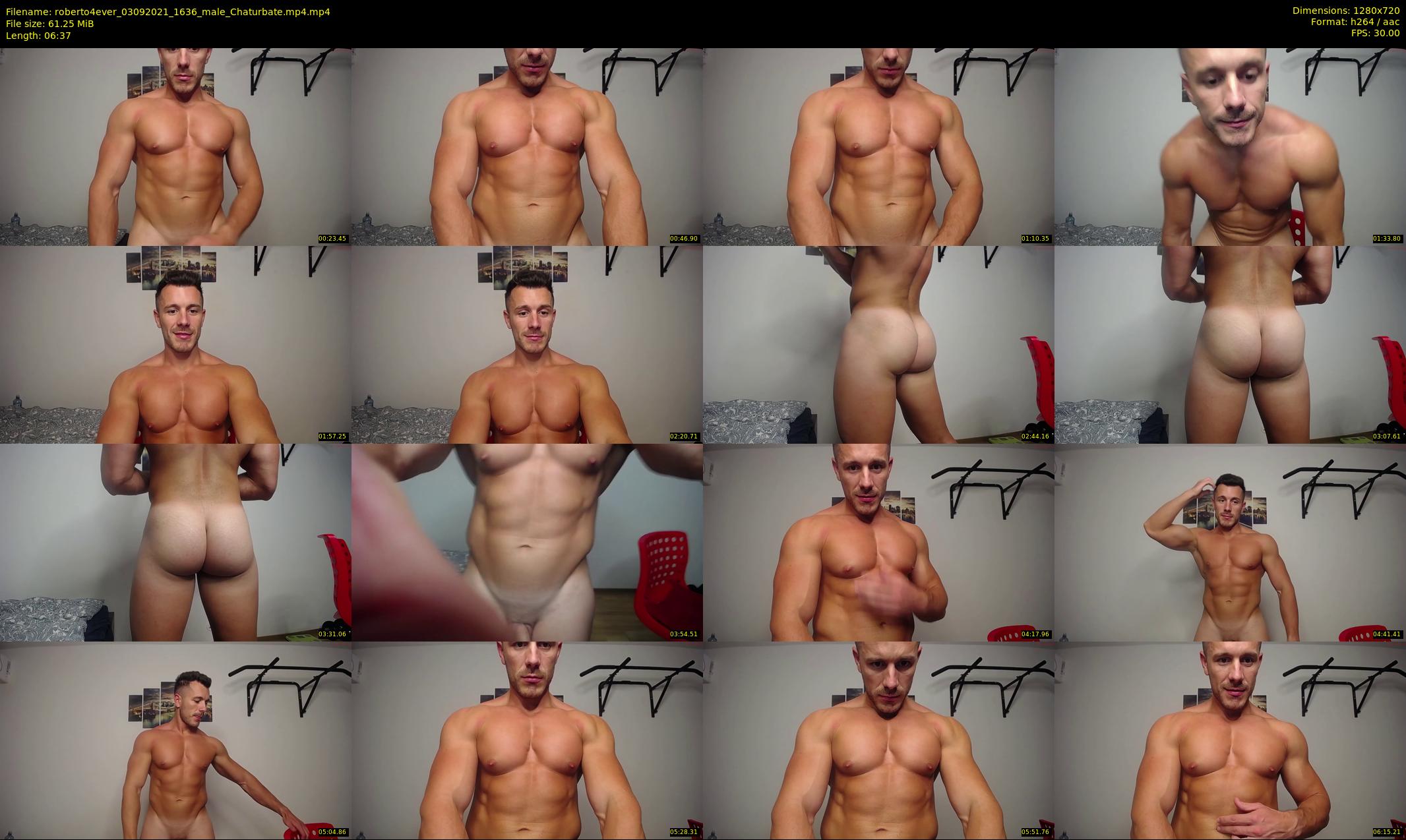 roberto4ever — 7 minute Chaturbate male cam show recording, 720p, Sep 3, 2021
