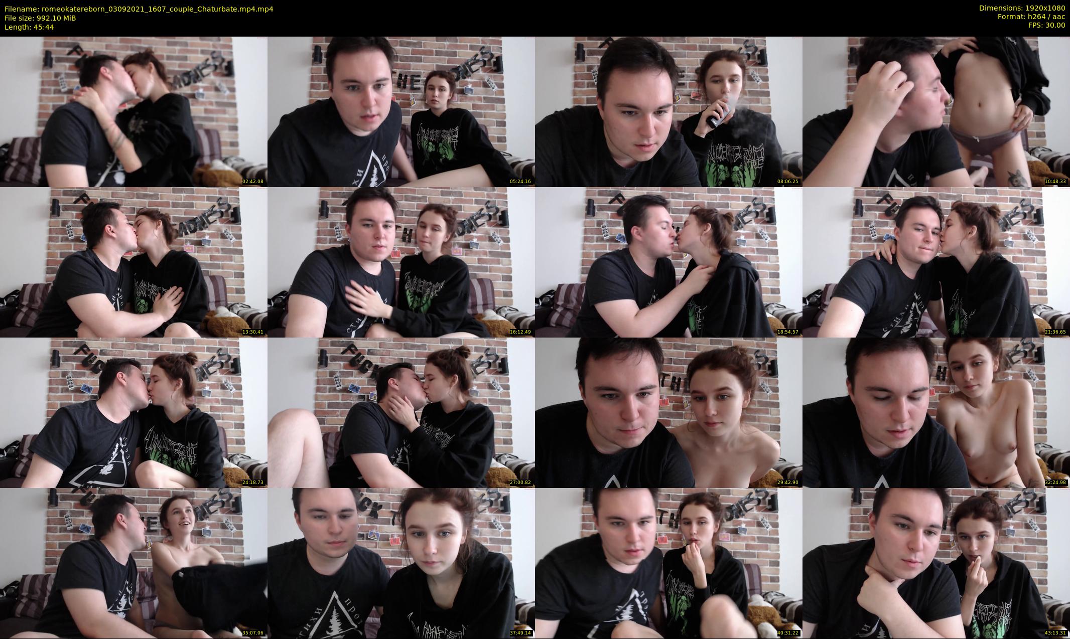 romeokatereborn — 46 minute Chaturbate couple cam show recording, 1080p, Sep 3, 2021