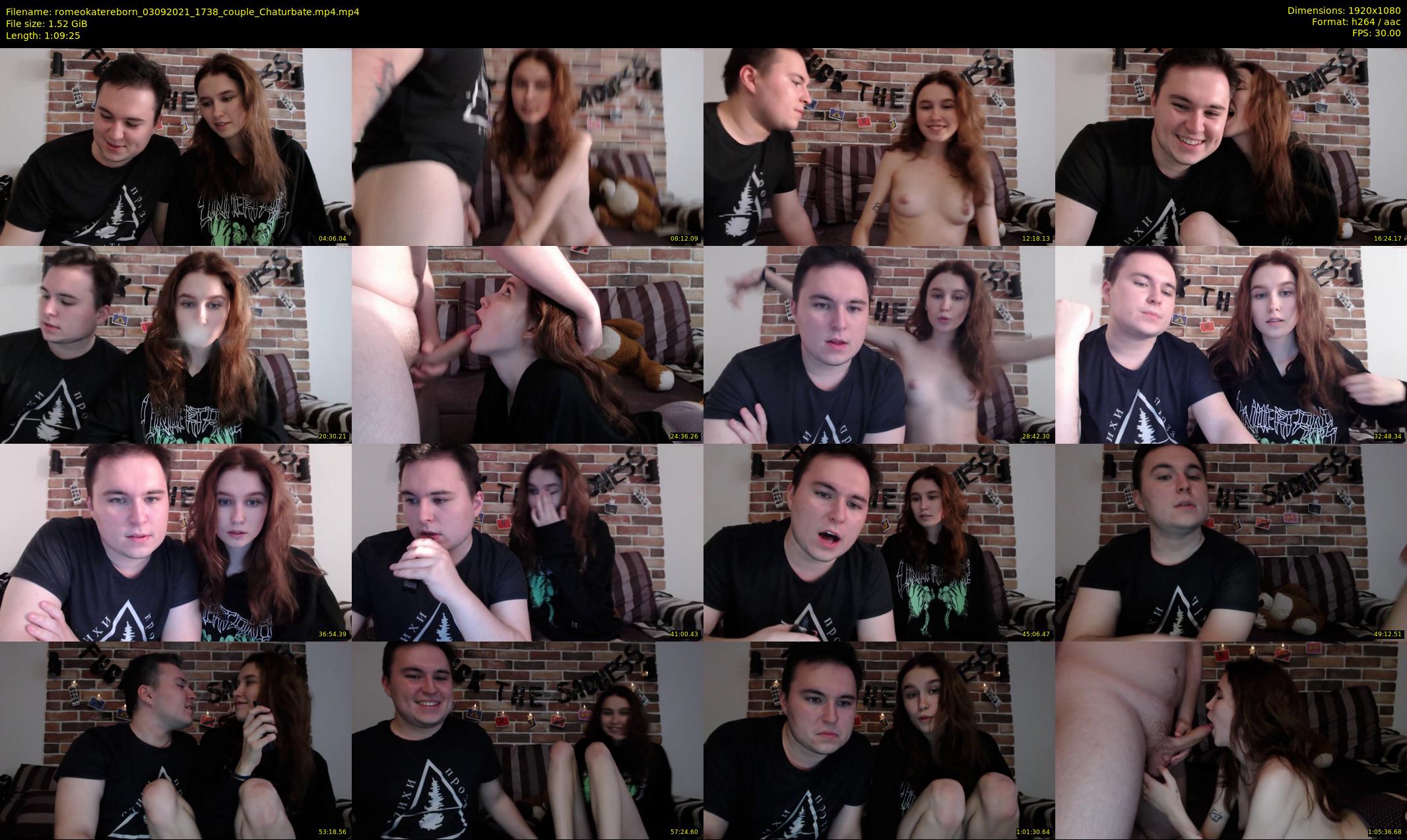 romeokatereborn — 70 minute Chaturbate couple cam show recording, 1080p, Sep 3, 2021