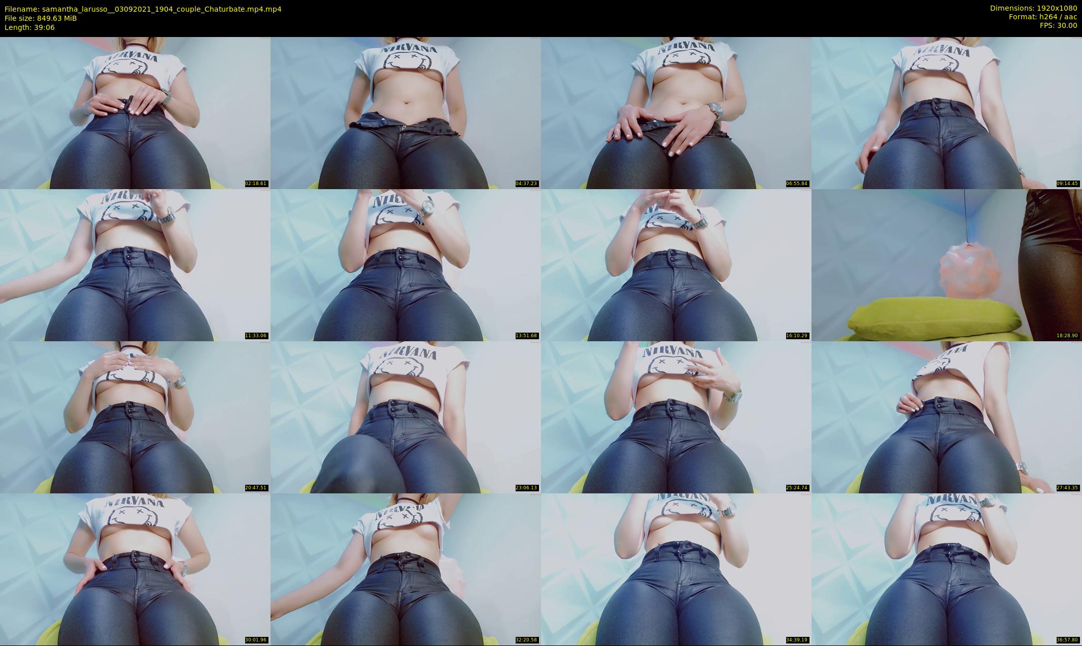 samantha_larusso_ — 40 minute Chaturbate couple cam show recording, 1080p, Sep 3, 2021