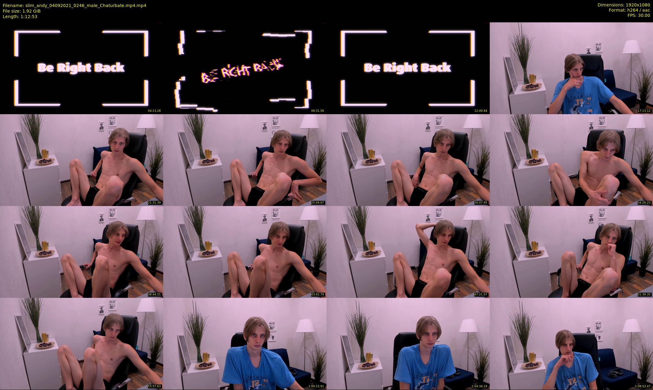 slim_andy — 73 minute Chaturbate male cam show recording, 1080p, Sep 4, 2021