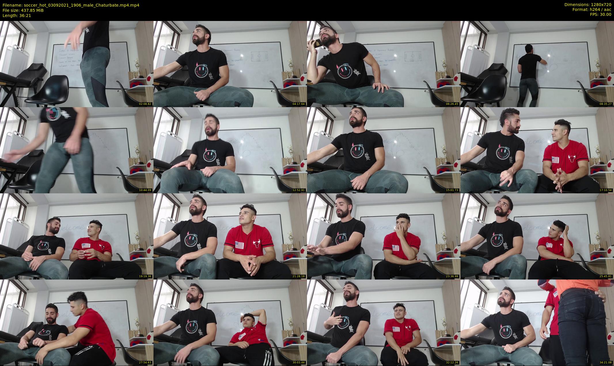 soccer_hot — 37 minute Chaturbate male cam show recording, 720p, Sep 3, 2021