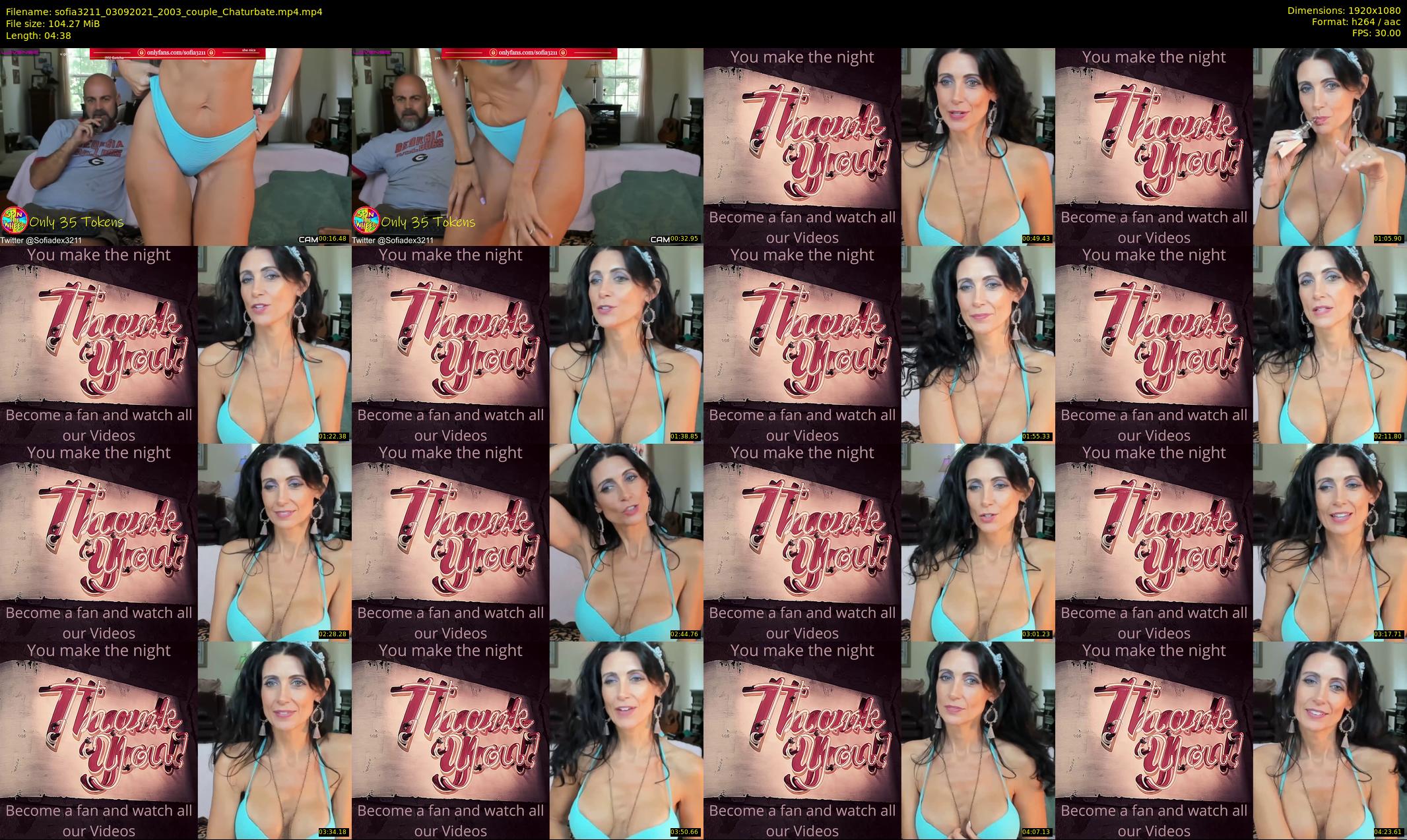 sofia3211 — 5 minute Chaturbate couple cam show recording, 1080p, Sep 3, 2021