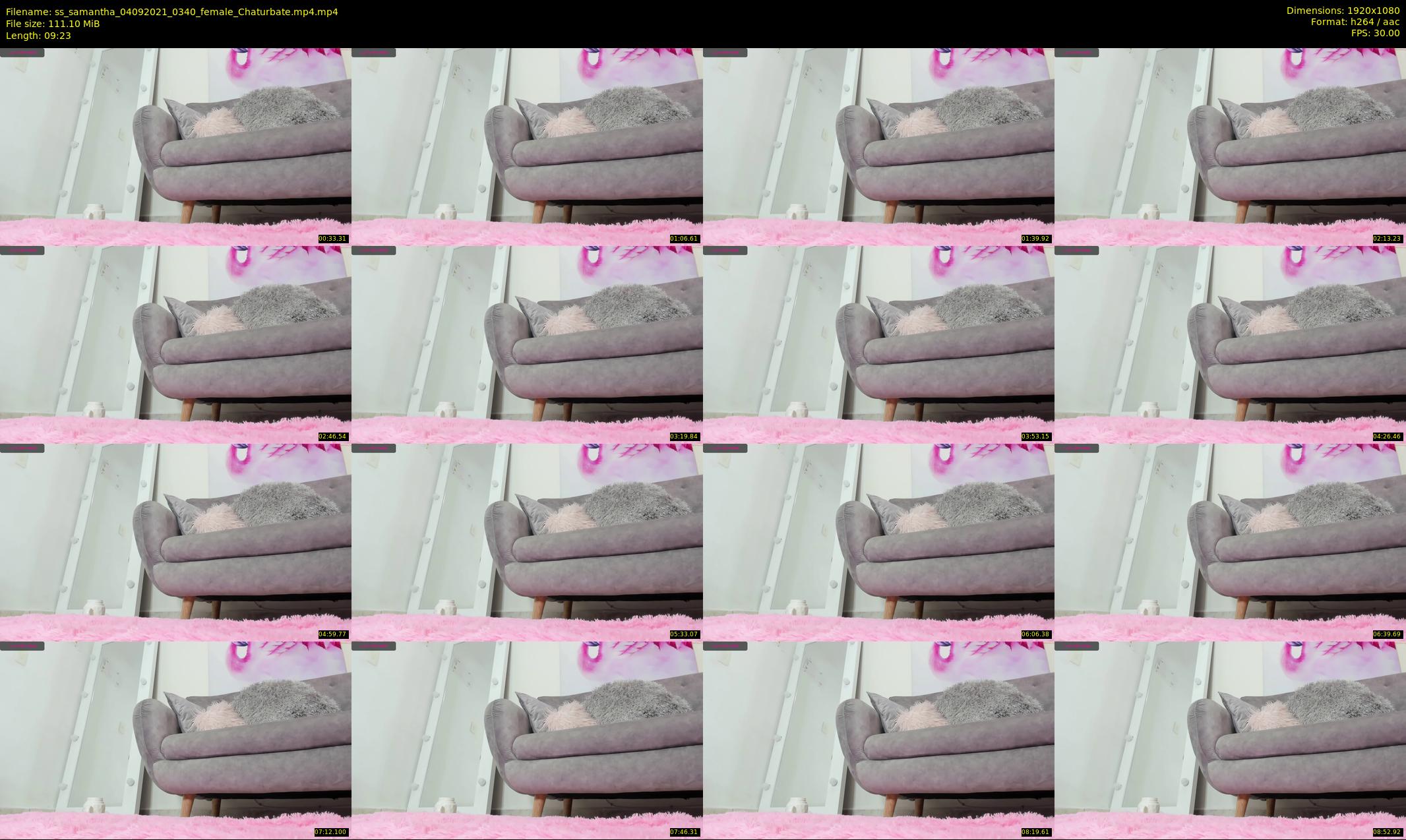 ss_samantha — 10 minute Chaturbate female cam show recording, 1080p, Sep 4, 2021