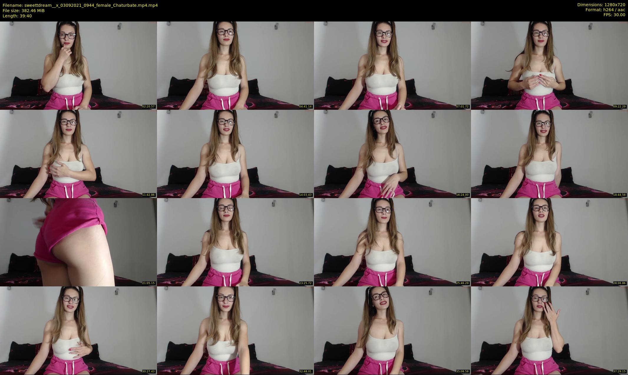 sweettdream__x — 40 minute Chaturbate female cam show recording, 720p, Sep 3, 2021