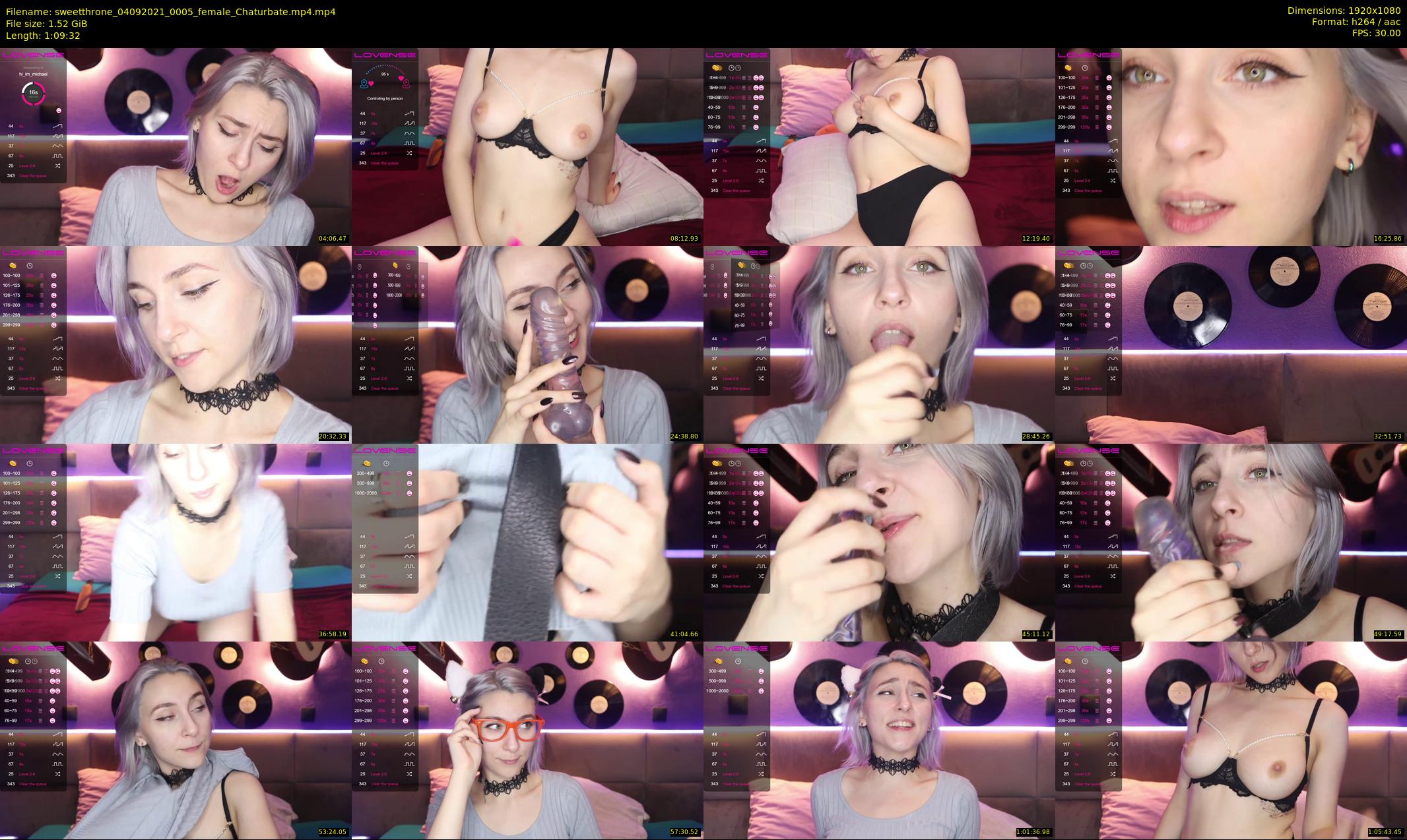 sweetthrone — 70 minute Chaturbate couple cam show recording, 1080p, Sep 4, 2021