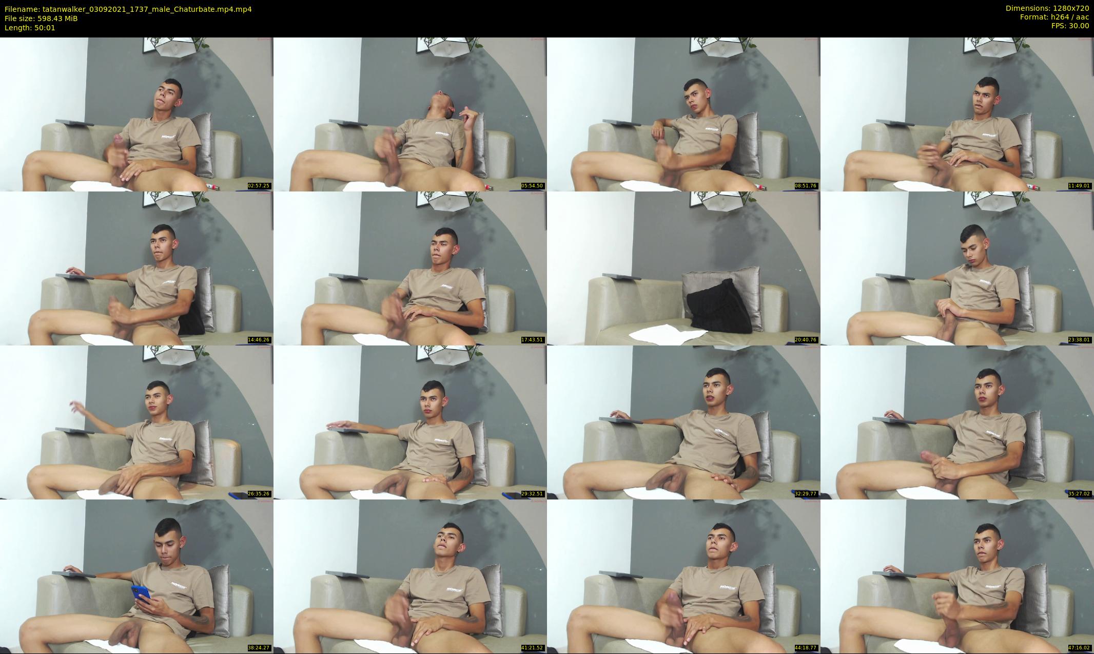 tatanwalker — 51 minute Chaturbate male cam show recording, 720p, Sep 3, 2021