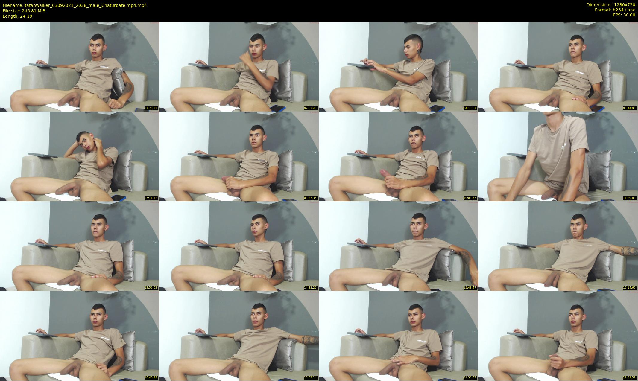 tatanwalker — 25 minute Chaturbate male cam show recording, 720p, Sep 3, 2021