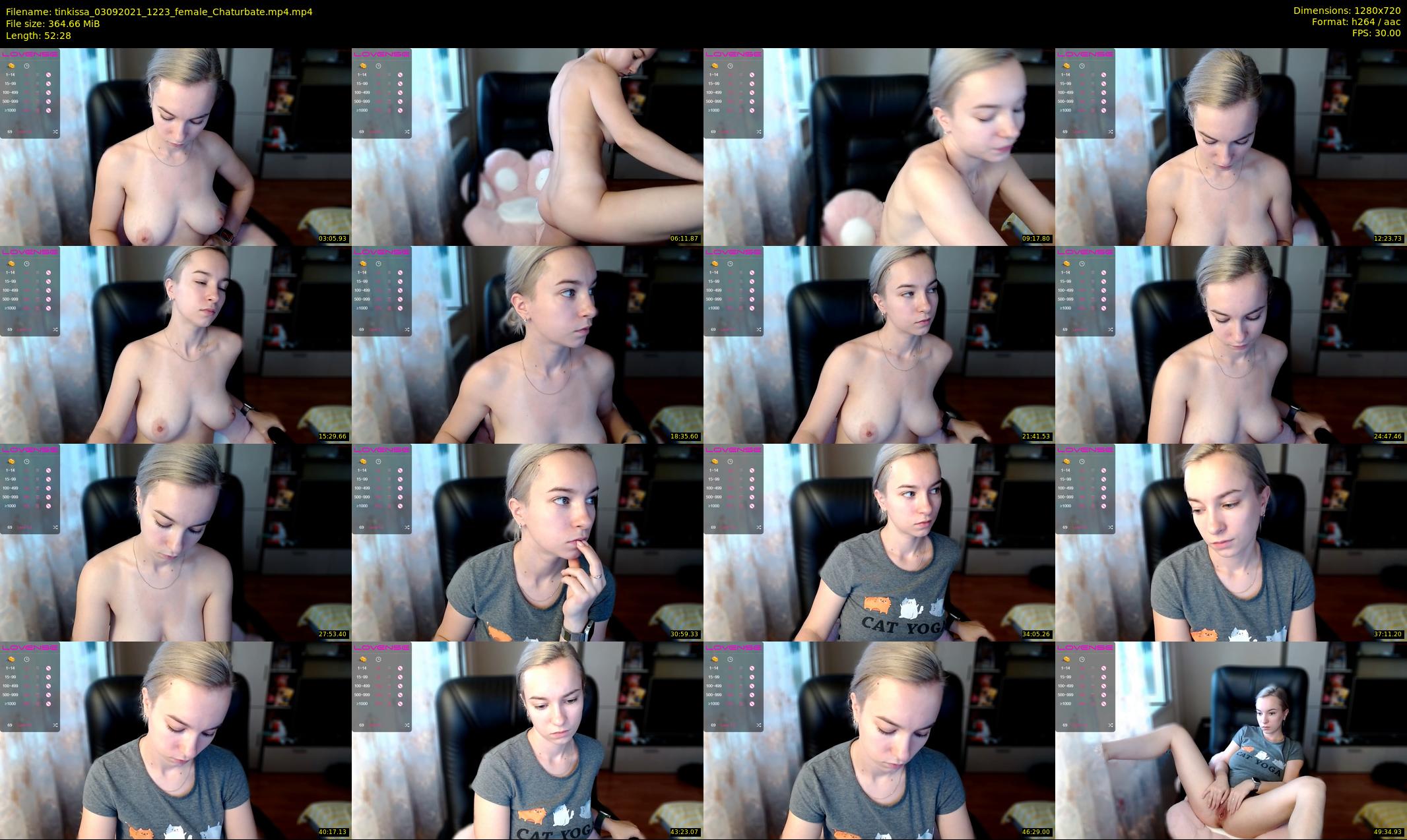 tinkissa — 53 minute Chaturbate couple cam show recording, 720p, Sep 3, 2021
