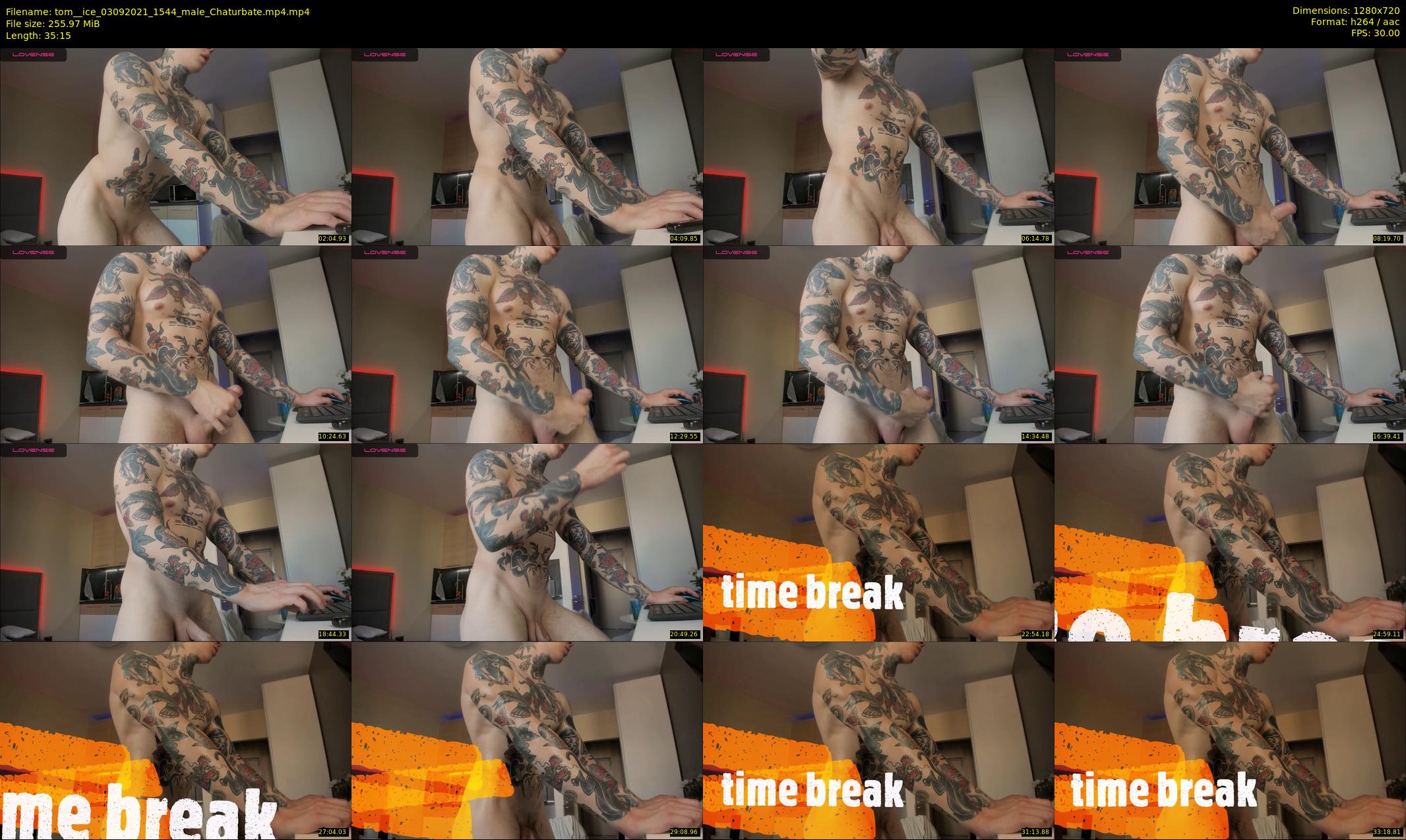 tom__ice — 36 minute Chaturbate male cam show recording, 720p, Sep 3, 2021