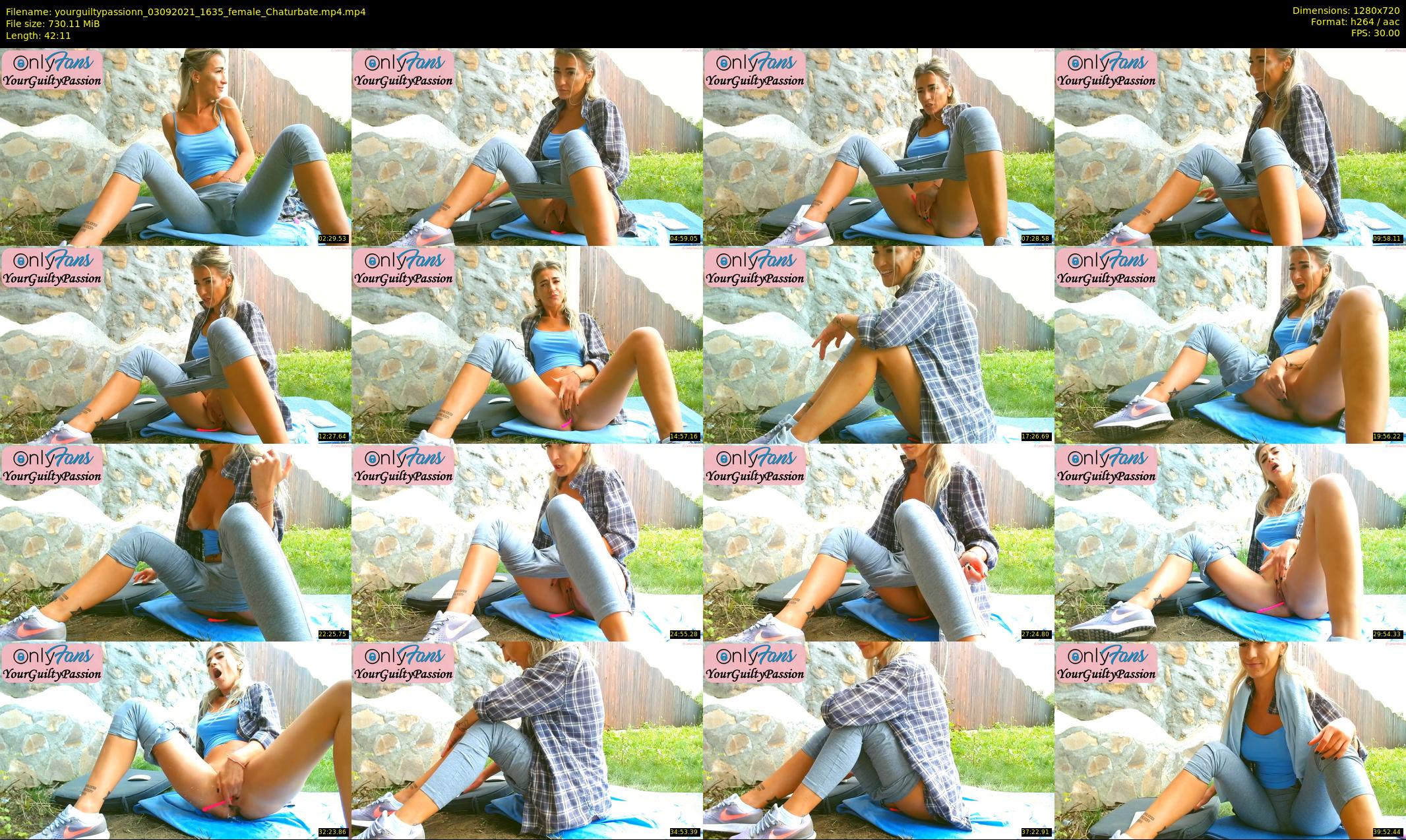 yourguiltypassionn — 43 minute Chaturbate female cam show recording, 720p, Sep 3, 2021