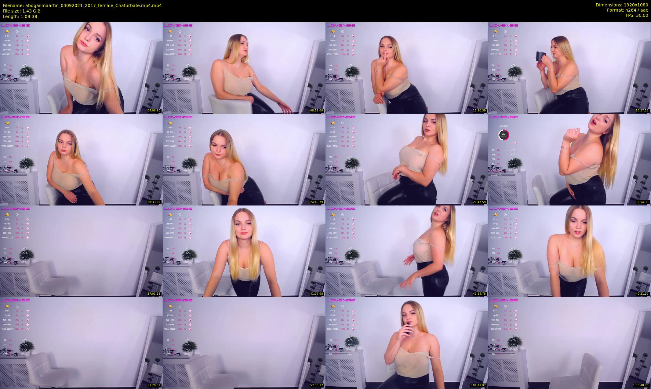 abogailmaartin — 70 minute Chaturbate female cam show recording, 1080p, Sep 4, 2021