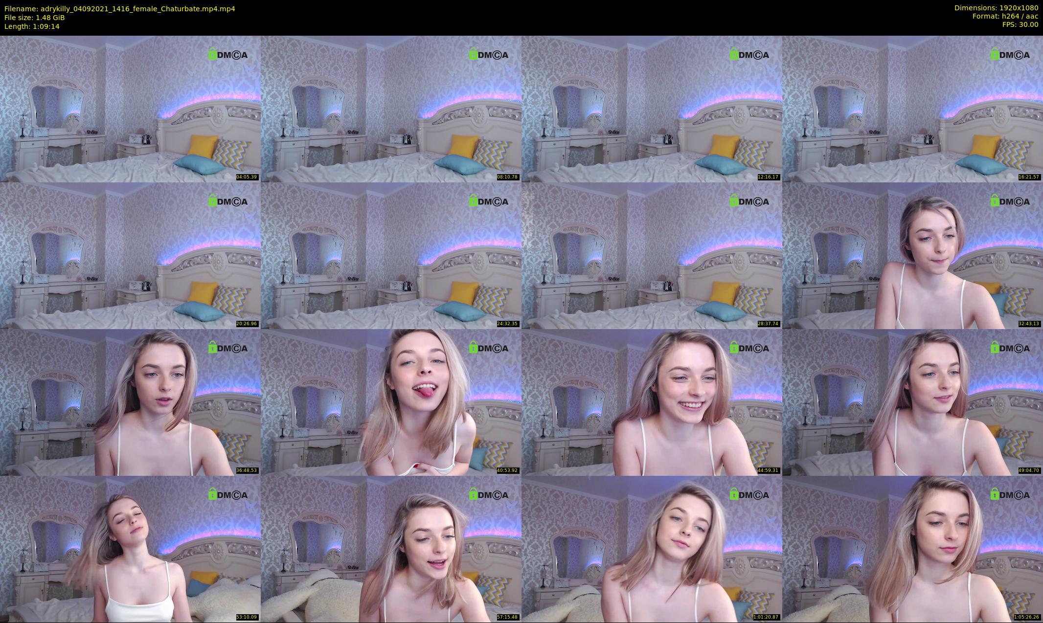 adrykilly — 70 minute Chaturbate female cam show recording, 1080p, Sep 4, 2021