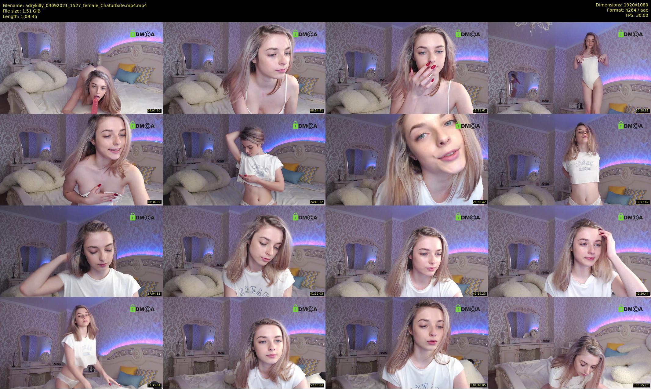 adrykilly — 70 minute Chaturbate female cam show recording, 1080p, Sep 4, 2021