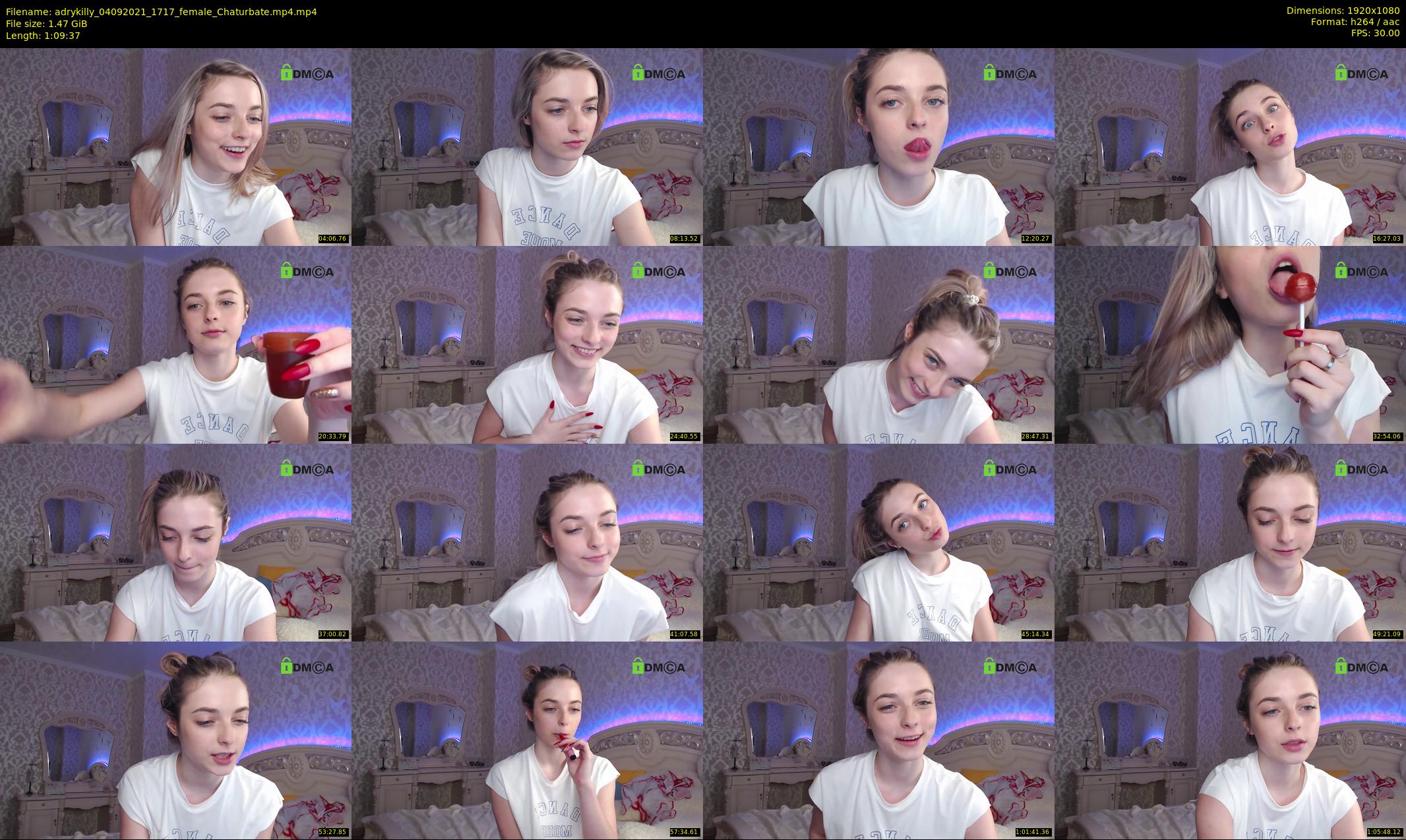adrykilly — 70 minute Chaturbate female cam show recording, 1080p, Sep 4, 2021