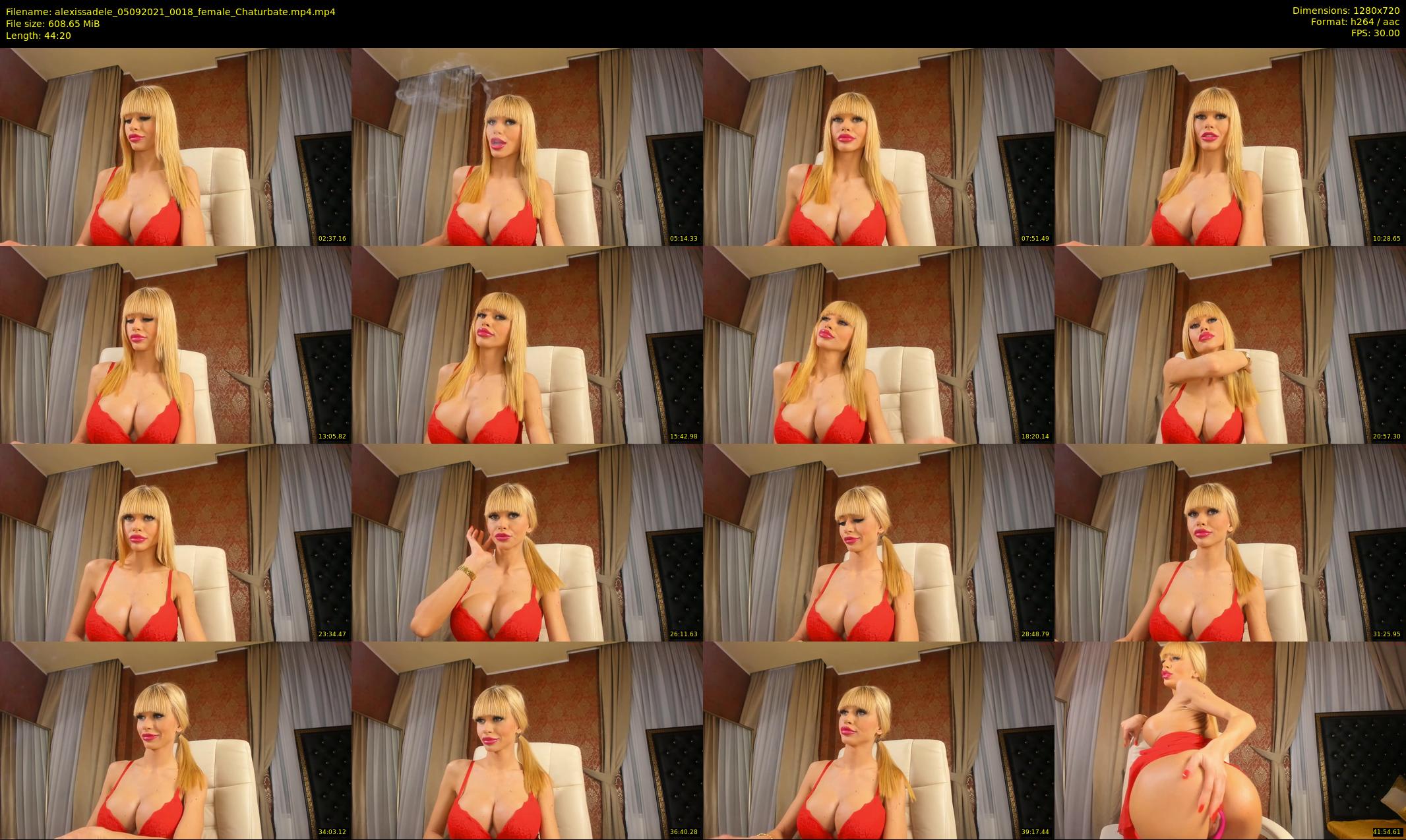 alexissadele — 45 minute Chaturbate female cam show recording, 720p, Sep 5, 2021