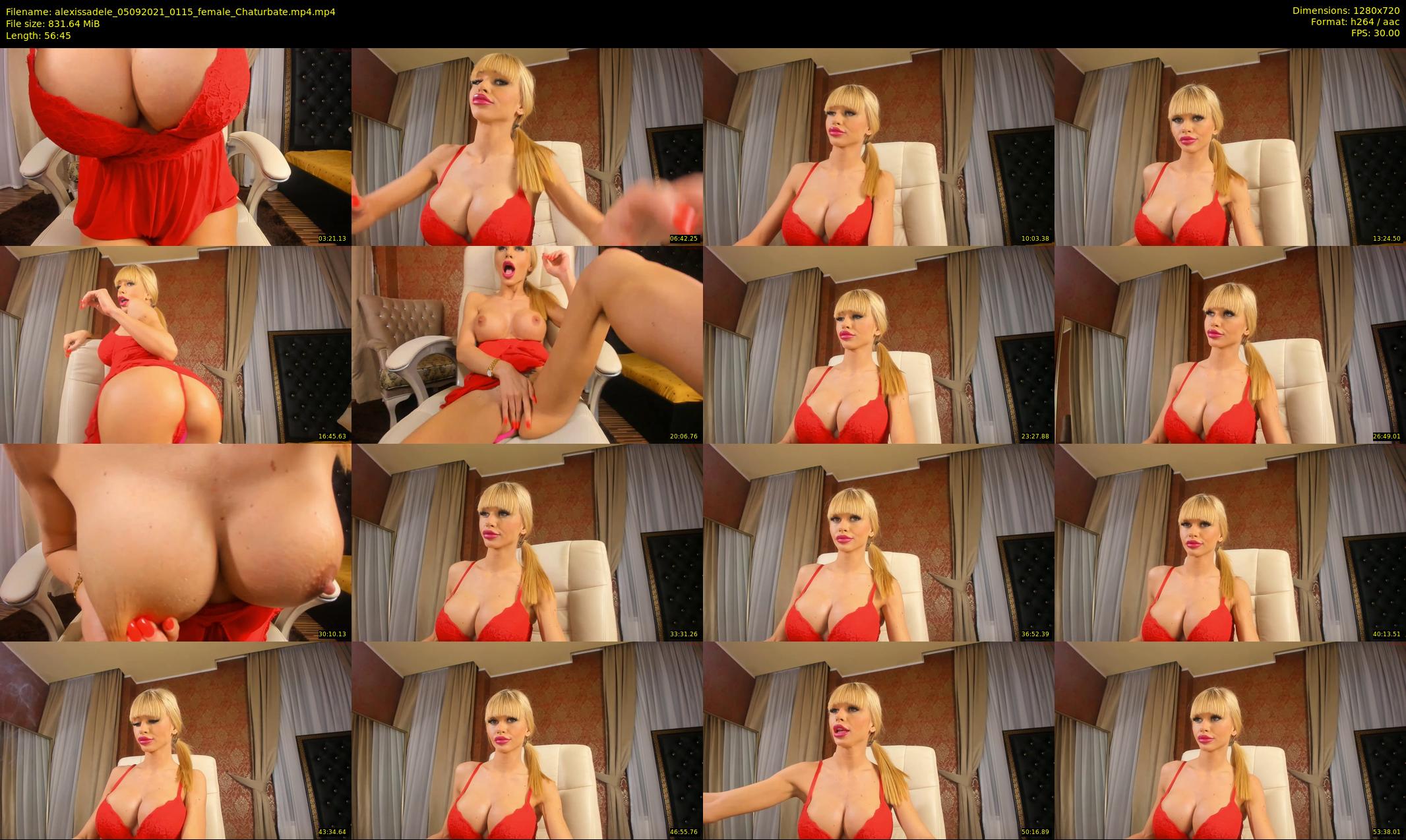 alexissadele — 57 minute Chaturbate female cam show recording, 720p, Sep 5, 2021