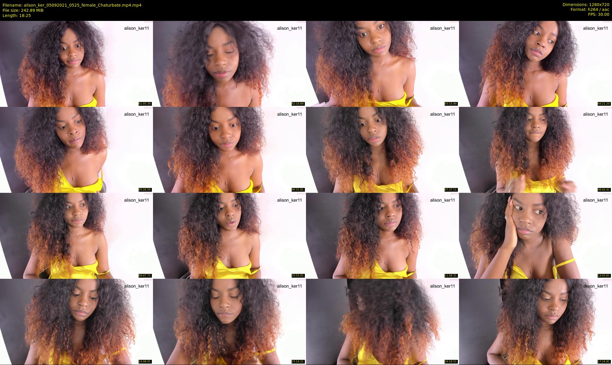 alison_ker — 19 minute Chaturbate female cam show recording, 720p, Sep 5, 2021