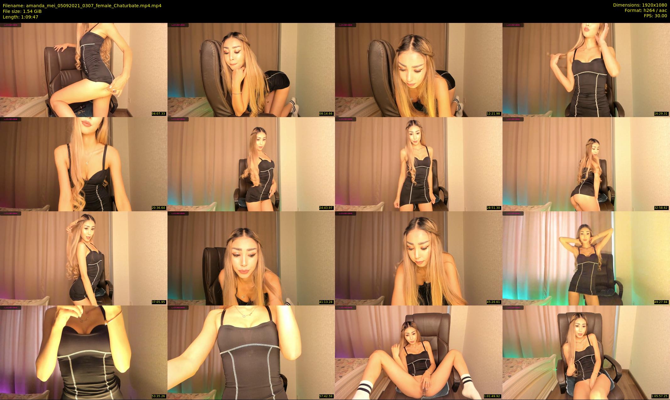 amanda_mei — 70 minute Chaturbate female cam show recording, 1080p, Sep 5, 2021