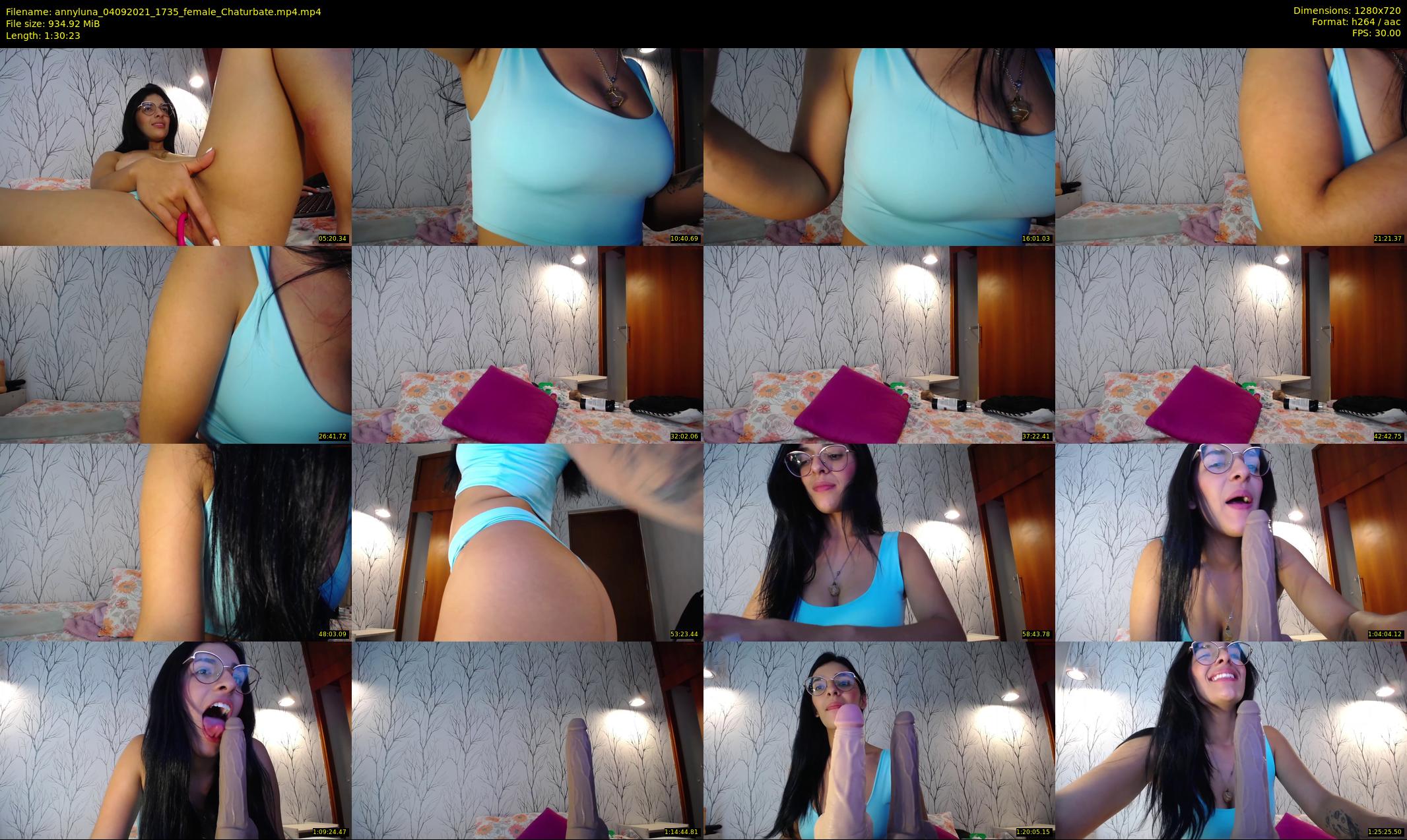 annyluna — 91 minute Chaturbate female cam show recording, 720p, Sep 4, 2021