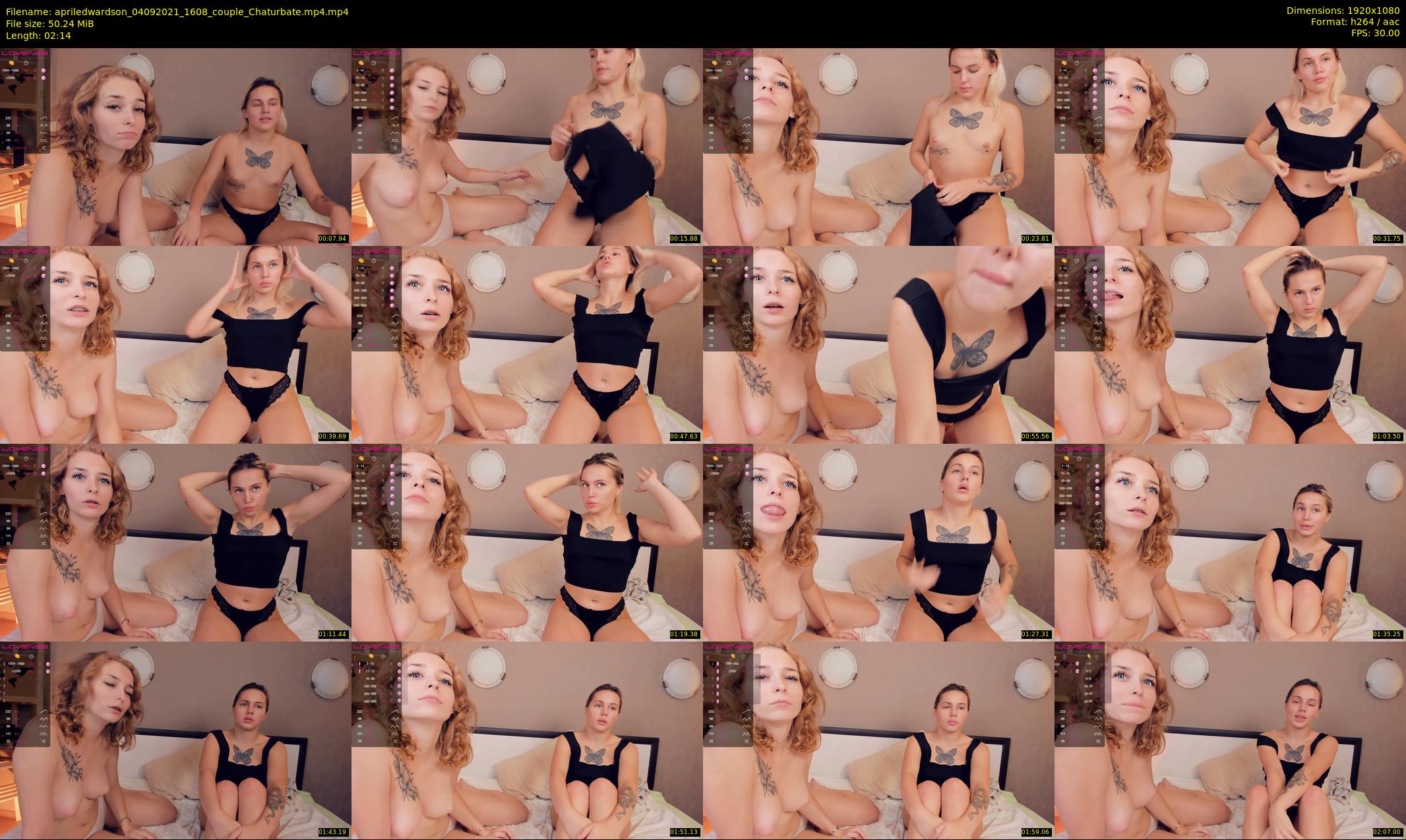 apriledwardson — 3 minute Chaturbate couple cam show recording, 1080p, Sep 4, 2021
