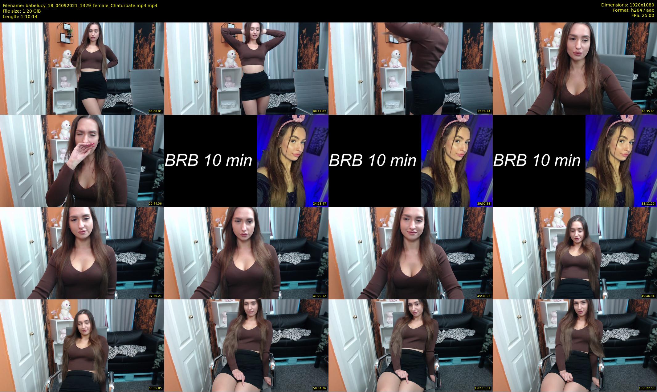 babelucy_18 — 71 minute Chaturbate female cam show recording, 1080p, Sep 4, 2021