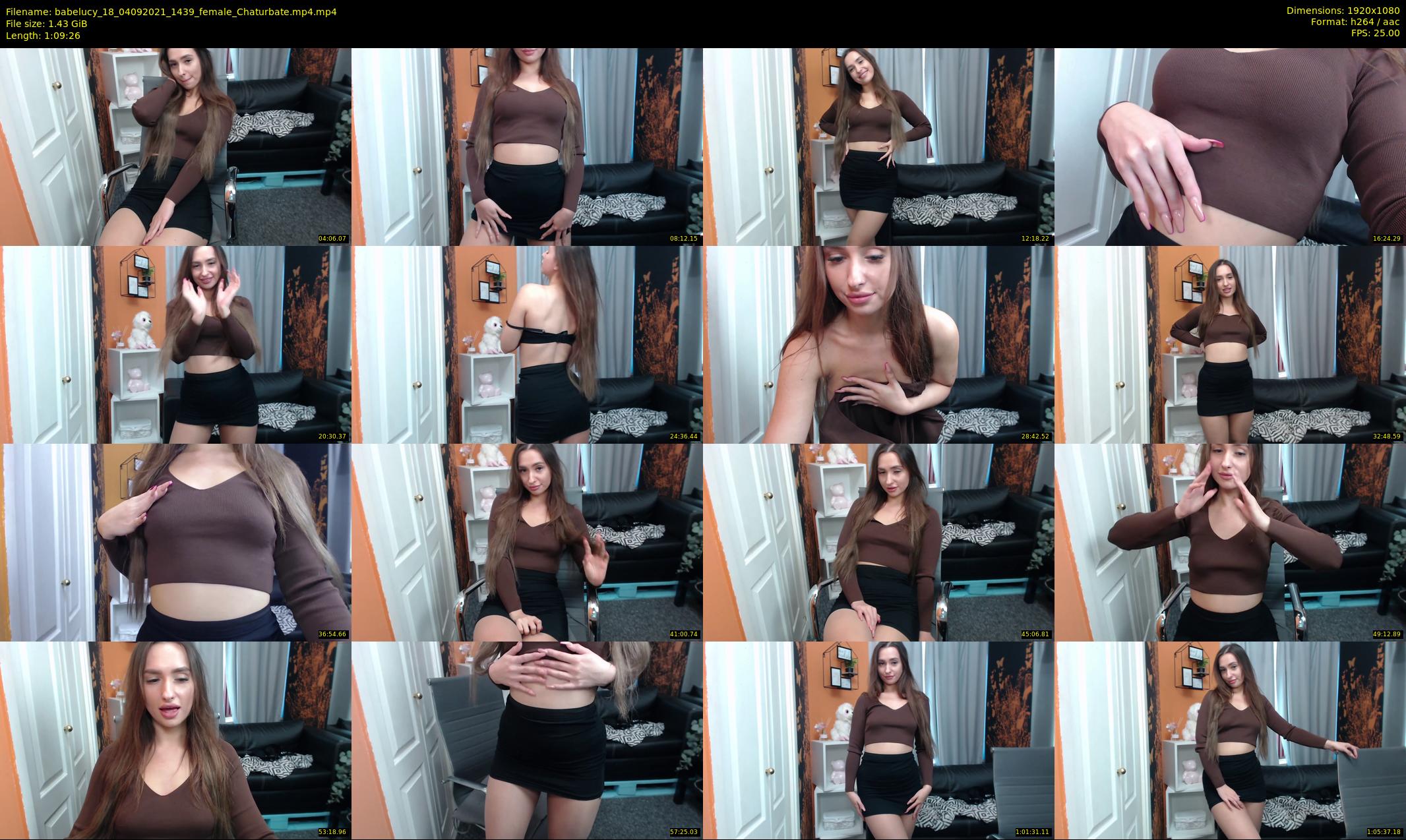 babelucy_18 — 70 minute Chaturbate female cam show recording, 1080p, Sep 4, 2021