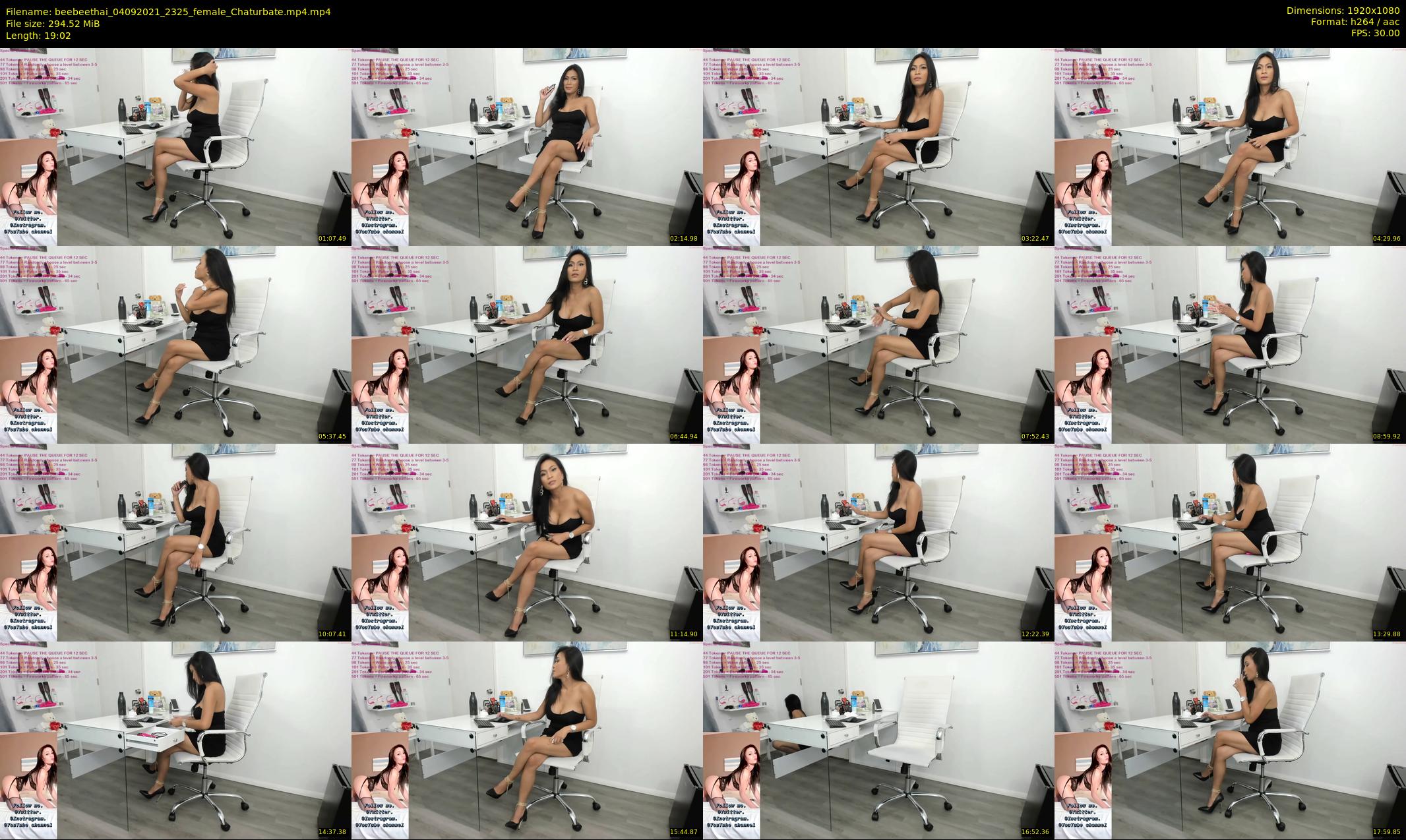 beebeethai — 20 minute Chaturbate female cam show recording, 1080p, Sep 4, 2021