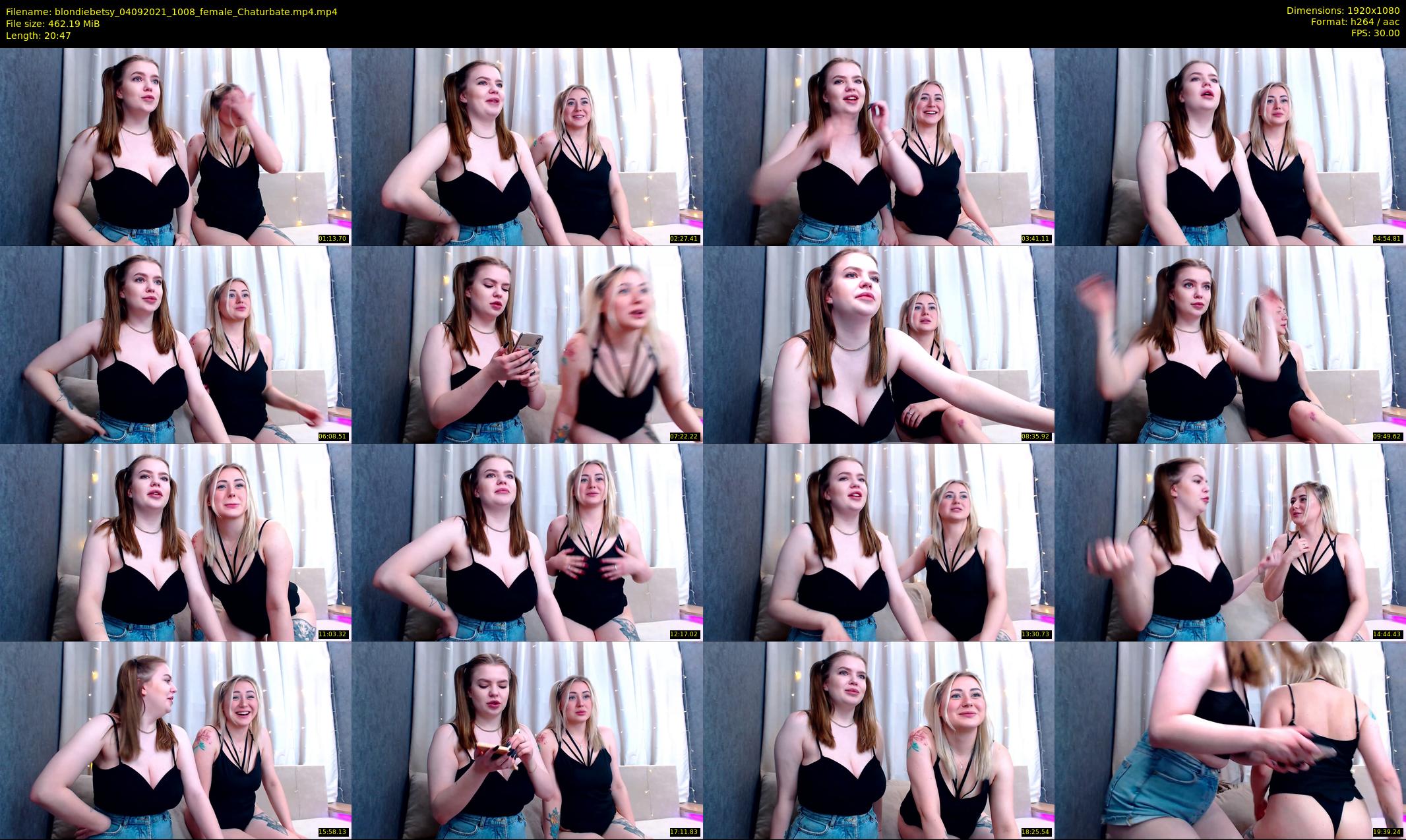 blondiebetsy — 21 minute Chaturbate female cam show recording, 1080p, Sep 4, 2021
