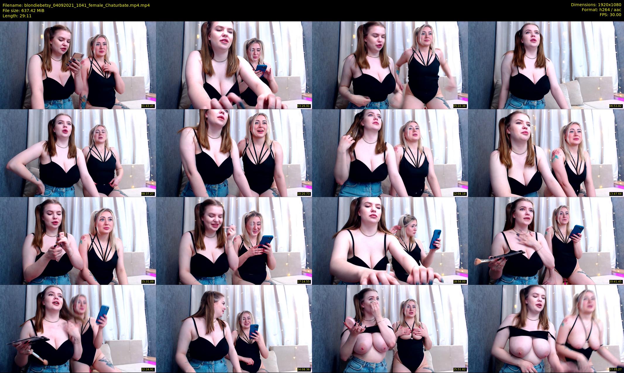 blondiebetsy — 30 minute Chaturbate female cam show recording, 1080p, Sep 4, 2021