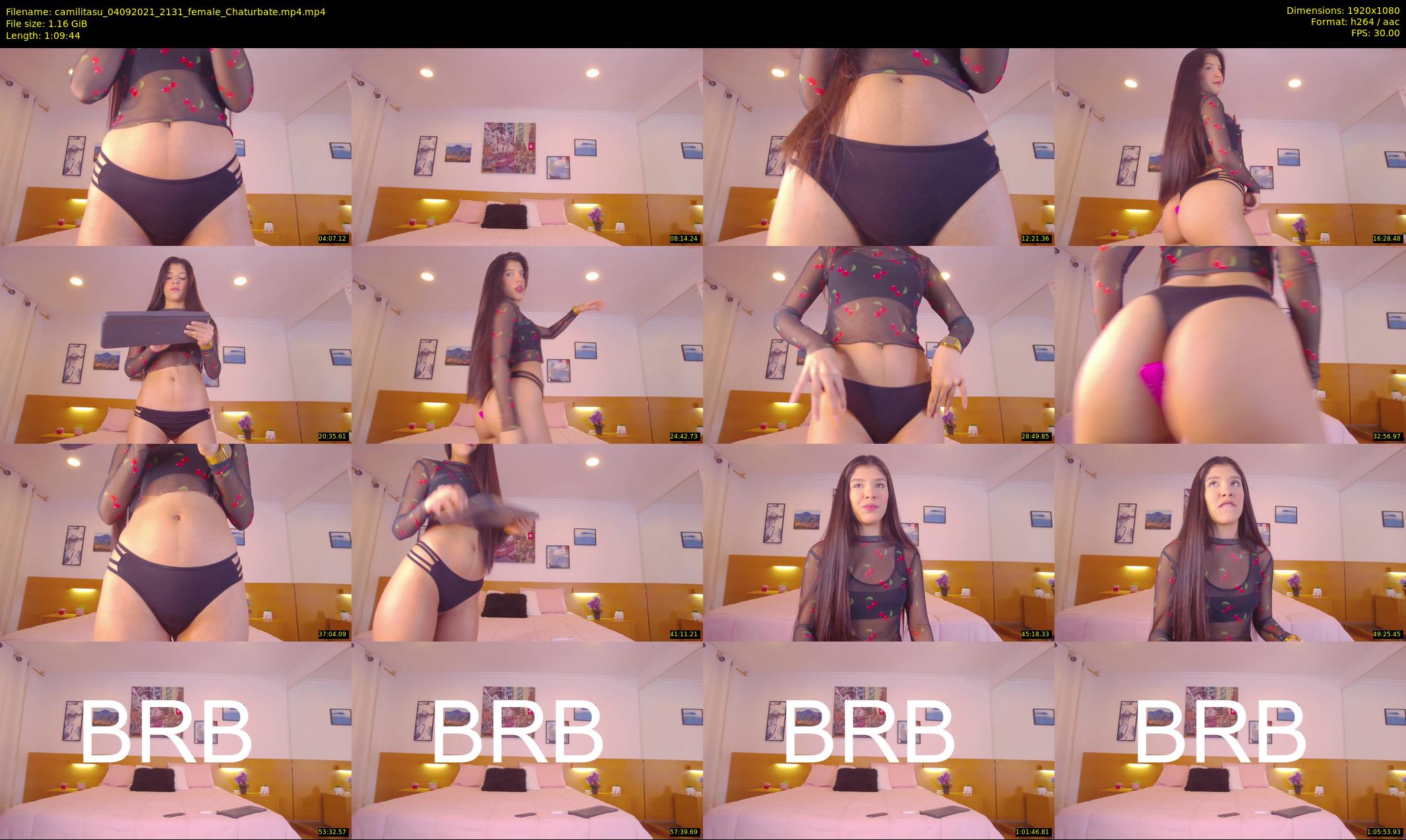 camilitasu — 70 minute Chaturbate female cam show recording, 1080p, Sep 4, 2021