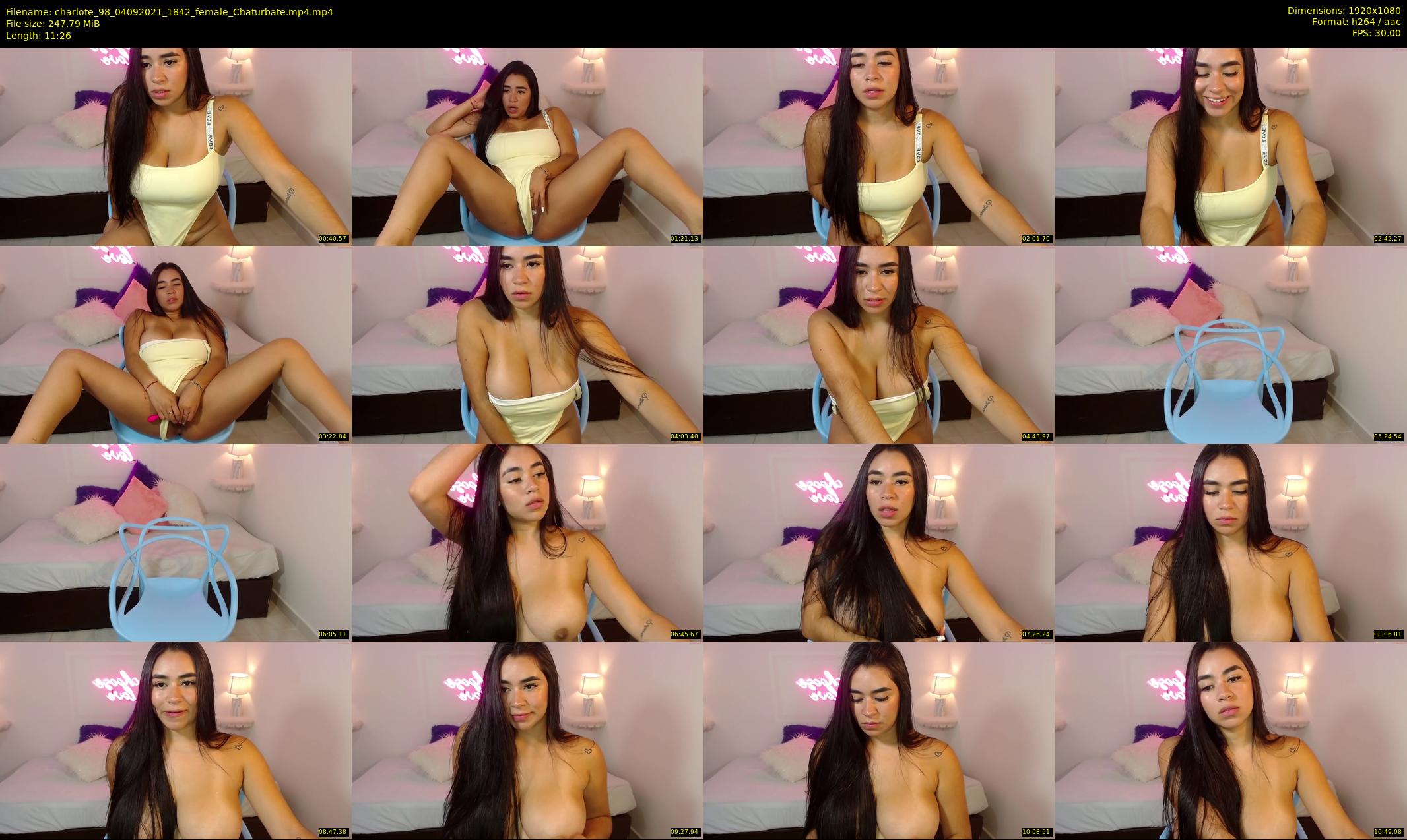 charlote_98 — 12 minute Chaturbate female cam show recording, 1080p, Sep 4, 2021