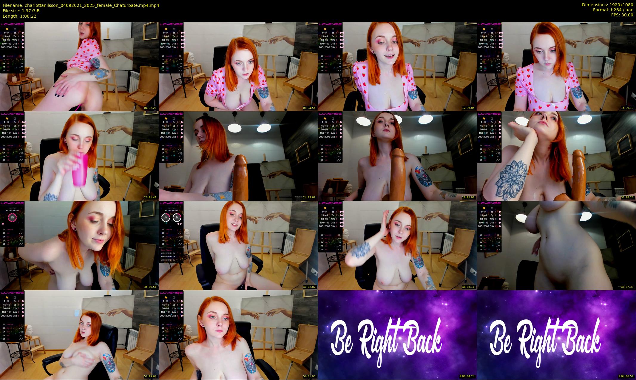 charlottanilsson — 69 minute Chaturbate female cam show recording, 1080p, Sep 4, 2021