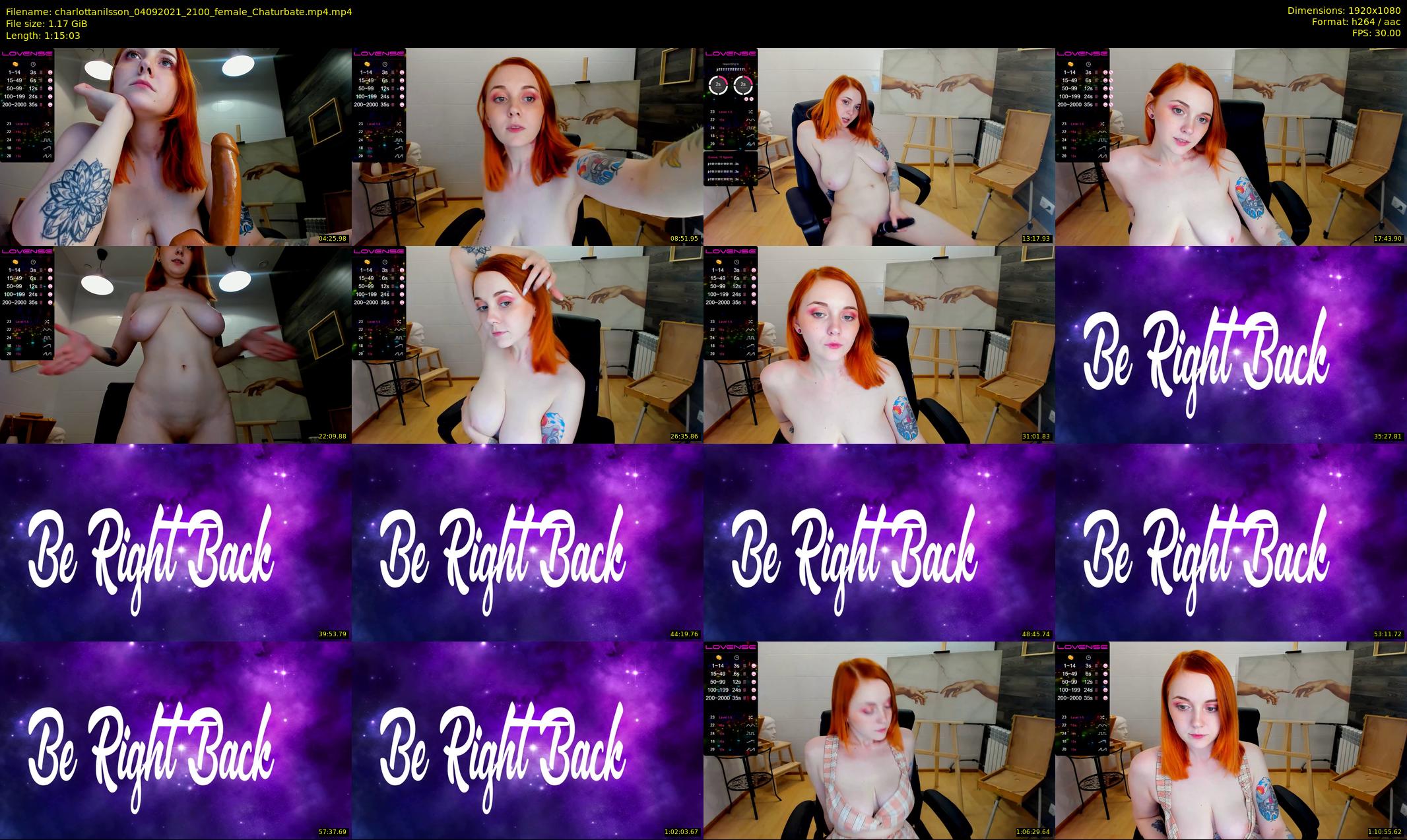 charlottanilsson — 76 minute Chaturbate female cam show recording, 1080p, Sep 4, 2021