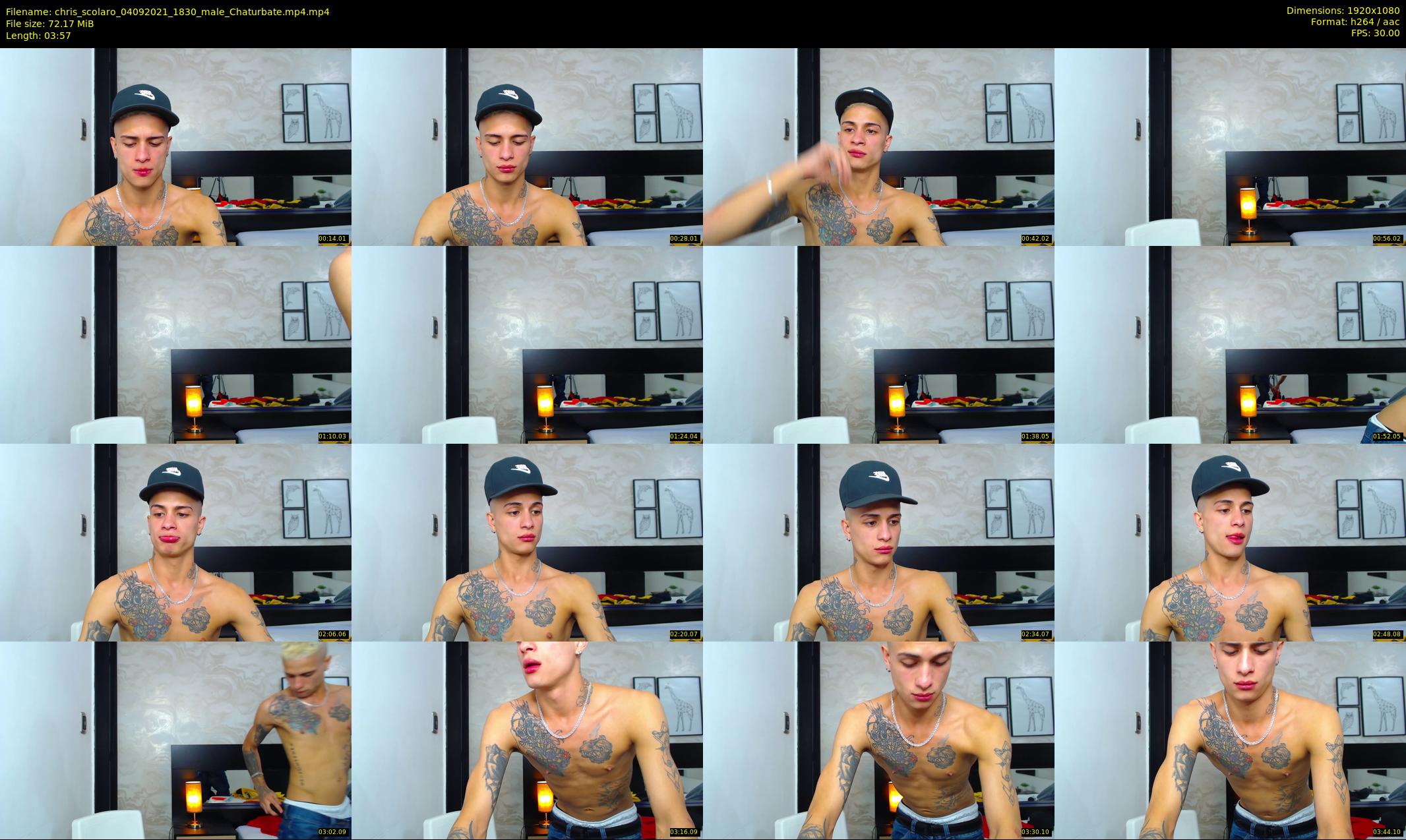 chris_scolaro — 4 minute Chaturbate male cam show recording, 1080p, Sep 4, 2021