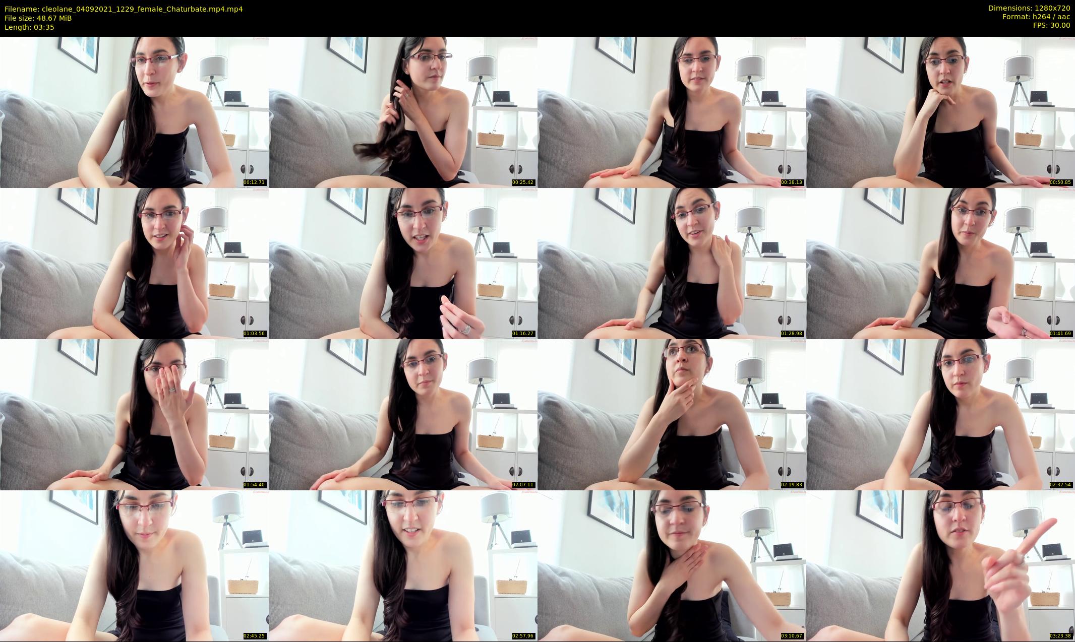 cleolane — 4 minute Chaturbate female cam show recording, 720p, Sep 4, 2021