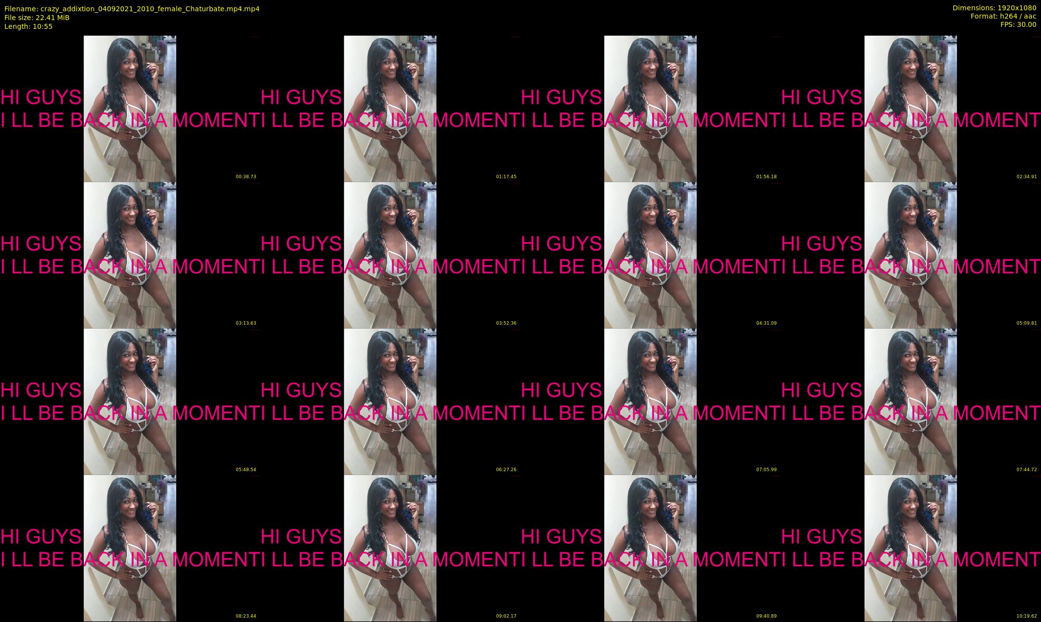 crazy_addixtion — 11 minute Chaturbate female cam show recording, 1080p, Sep 4, 2021