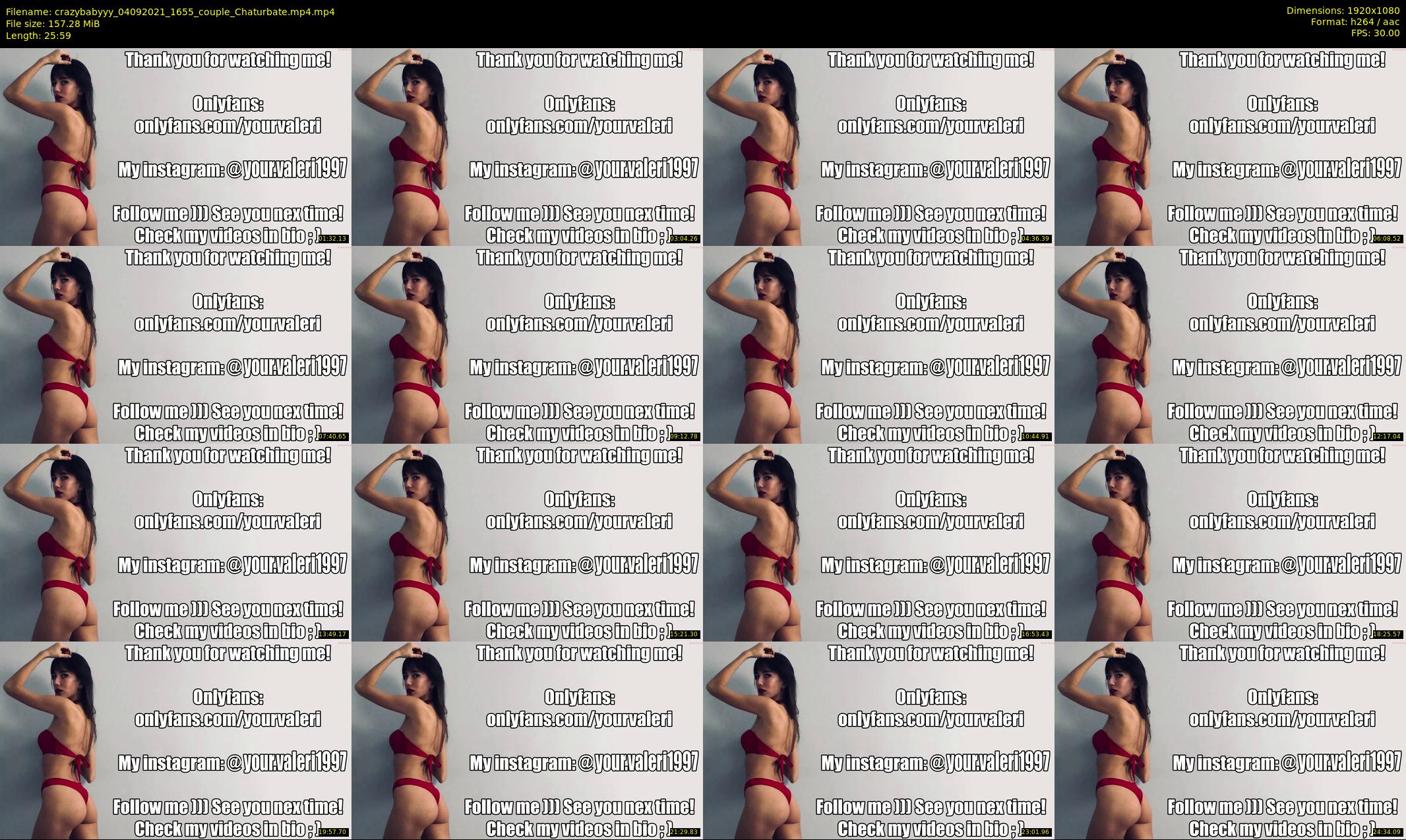 crazybabyyy — 26 minute Chaturbate couple cam show recording, 1080p, Sep 4, 2021