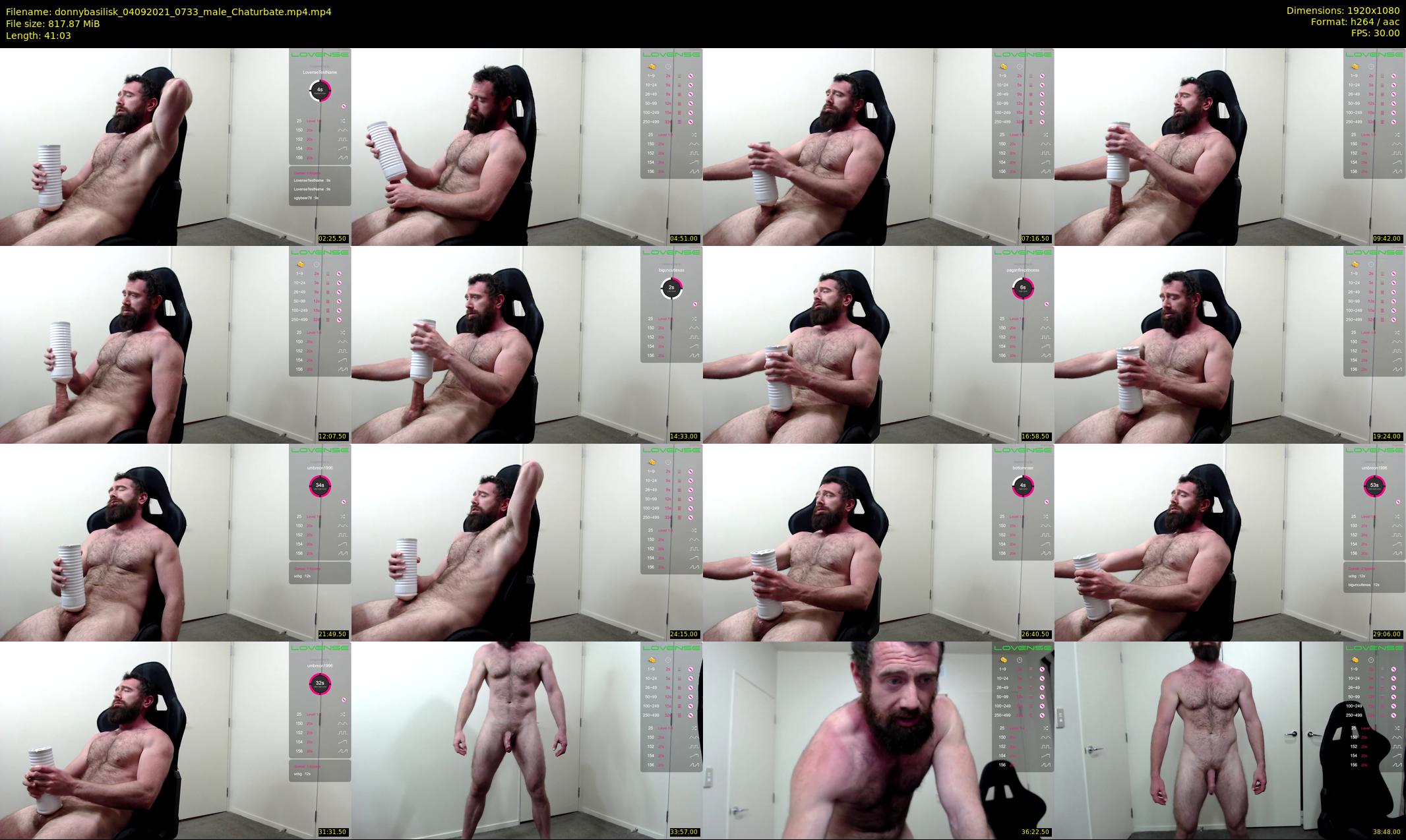 donnybasilisk — 42 minute Chaturbate male cam show recording, 1080p, Sep 4, 2021
