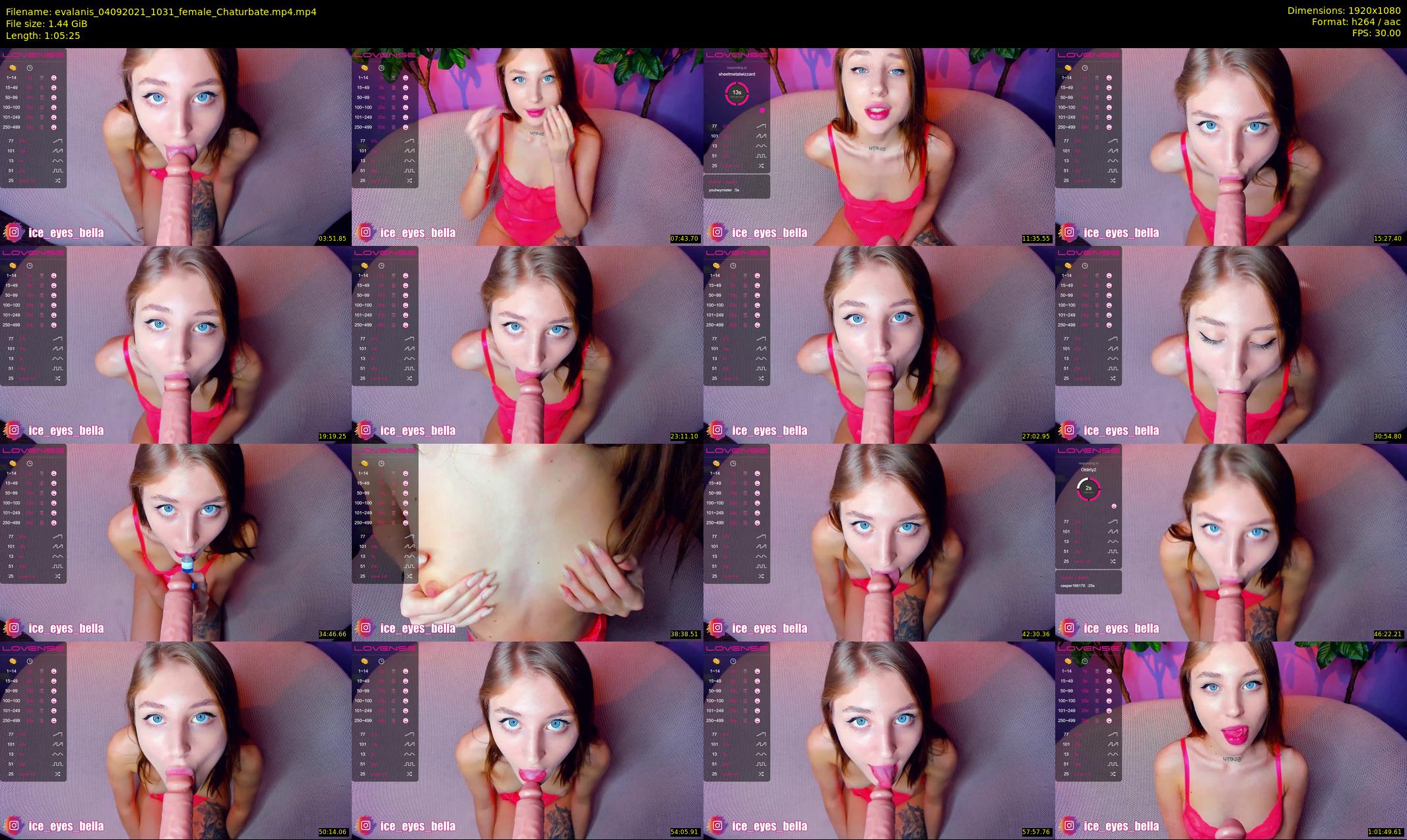 evalanis — 66 minute Chaturbate couple cam show recording, 1080p, Sep 4, 2021
