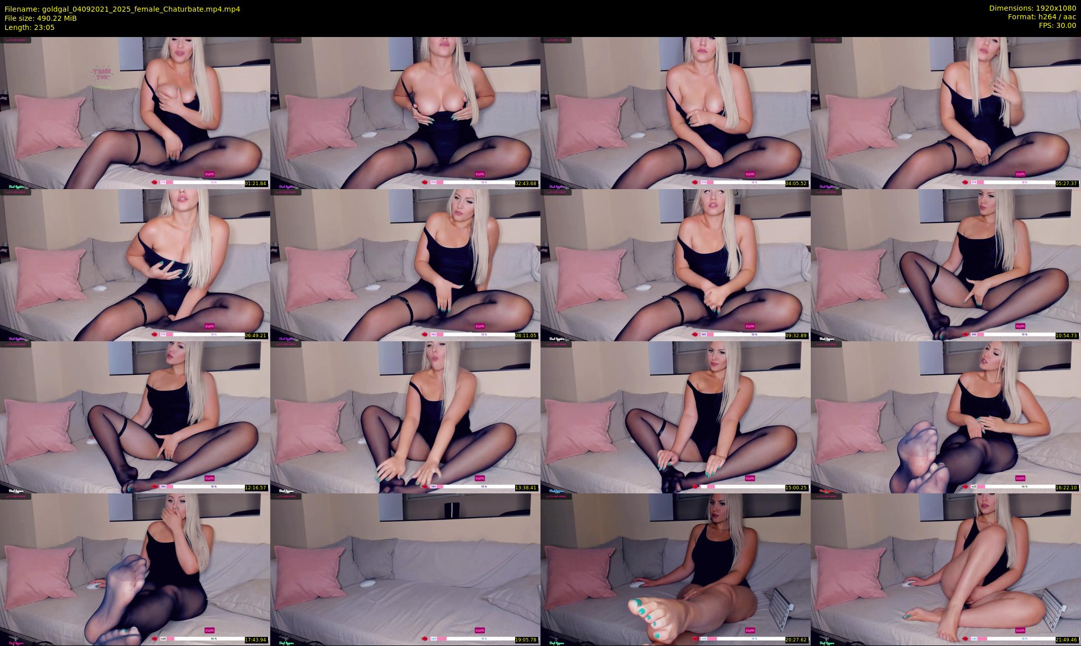 goldgal — 24 minute Chaturbate female cam show recording, 1080p, Sep 4, 2021