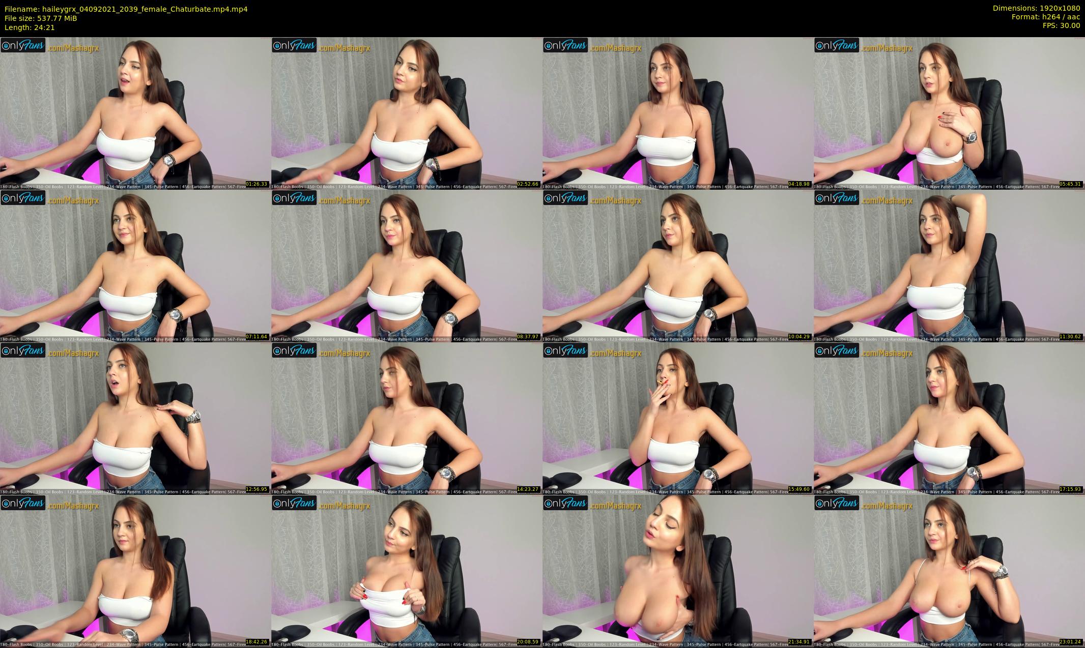 haileygrx — 25 minute Chaturbate female cam show recording, 1080p, Sep 4, 2021
