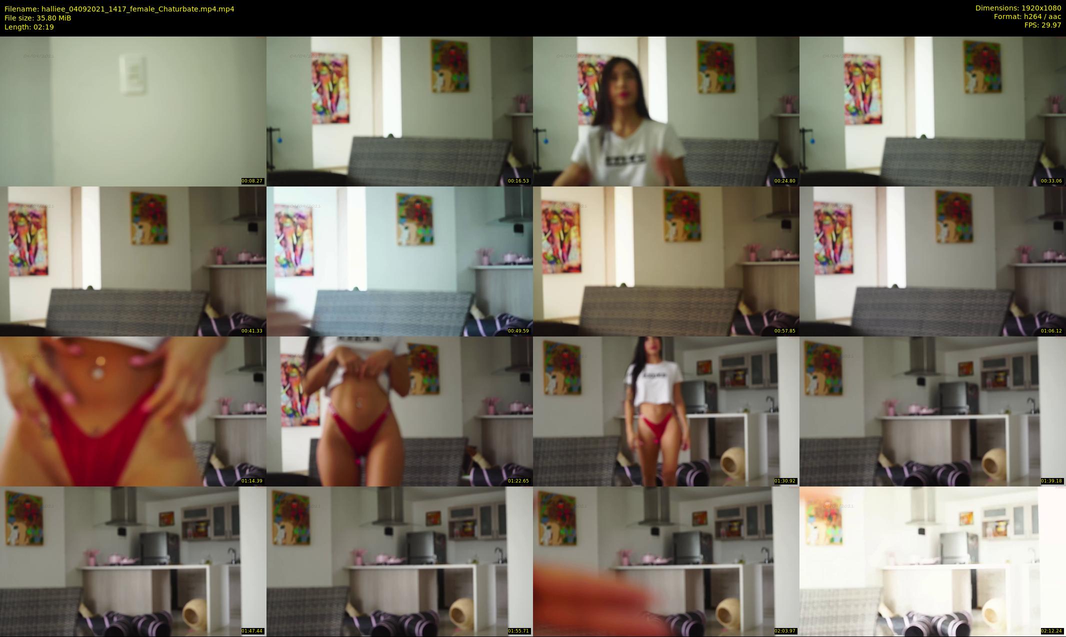 halliee — 3 minute Chaturbate couple cam show recording, 1080p, Sep 4, 2021