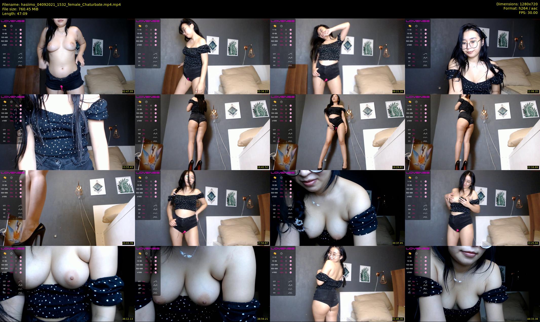 hasiimo — 48 minute Chaturbate female cam show recording, 720p, Sep 4, 2021