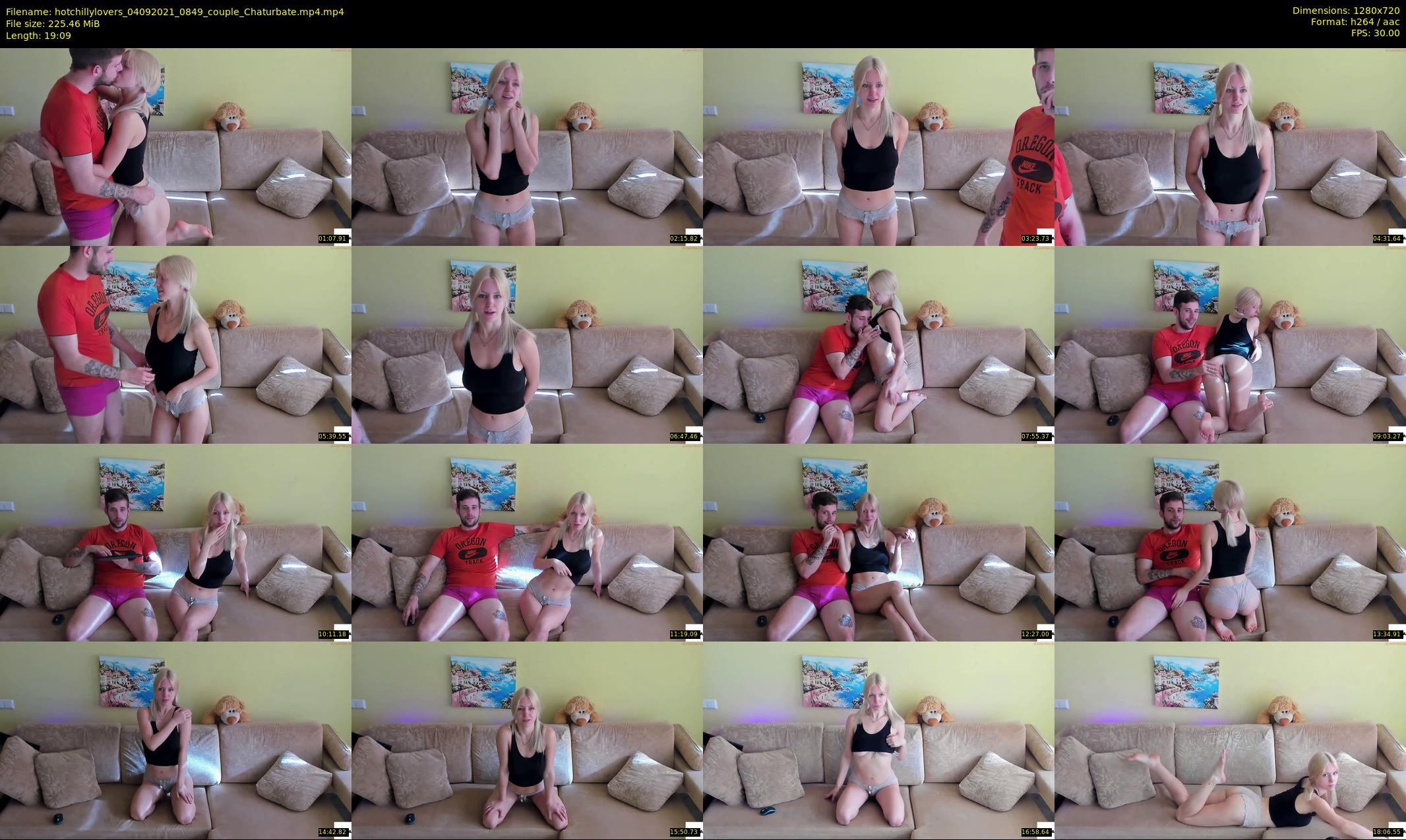 hotchillylovers — 20 minute Chaturbate couple cam show recording, 720p, Sep 4, 2021
