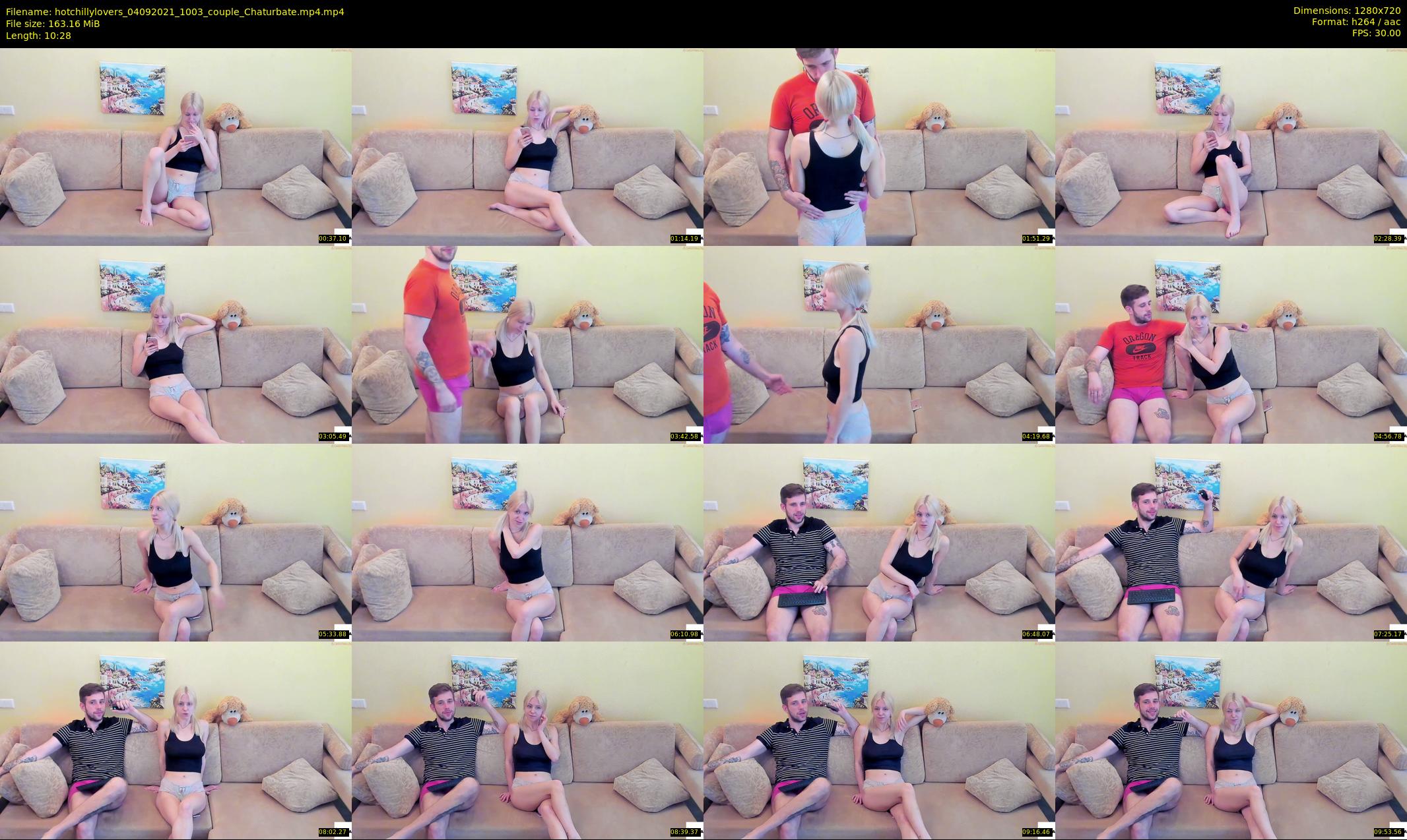 hotchillylovers — 11 minute Chaturbate couple cam show recording, 720p, Sep 4, 2021