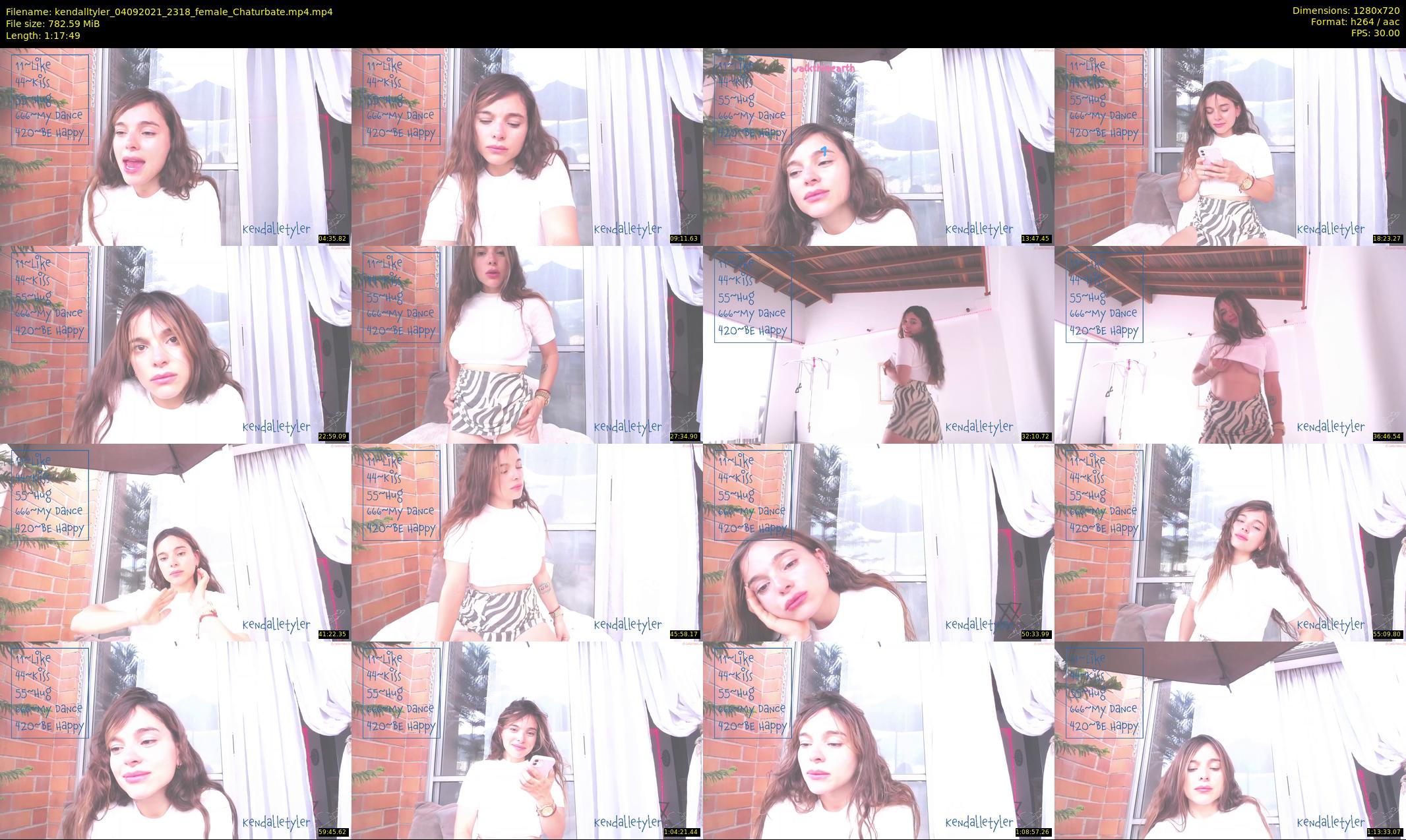 kendalltyler — 78 minute Chaturbate female cam show recording, 720p, Sep 4, 2021