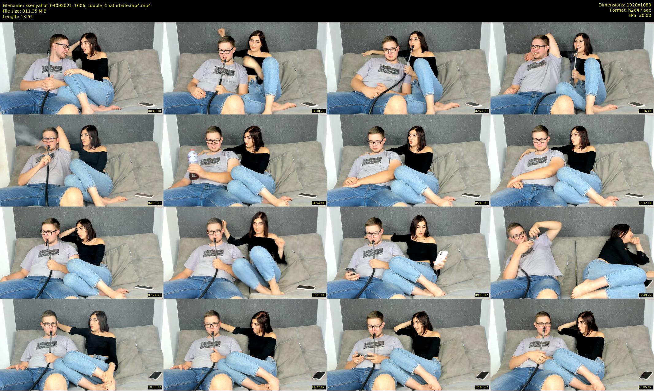 ksenyahot — 14 minute Chaturbate couple cam show recording, 1080p, Sep 4, 2021